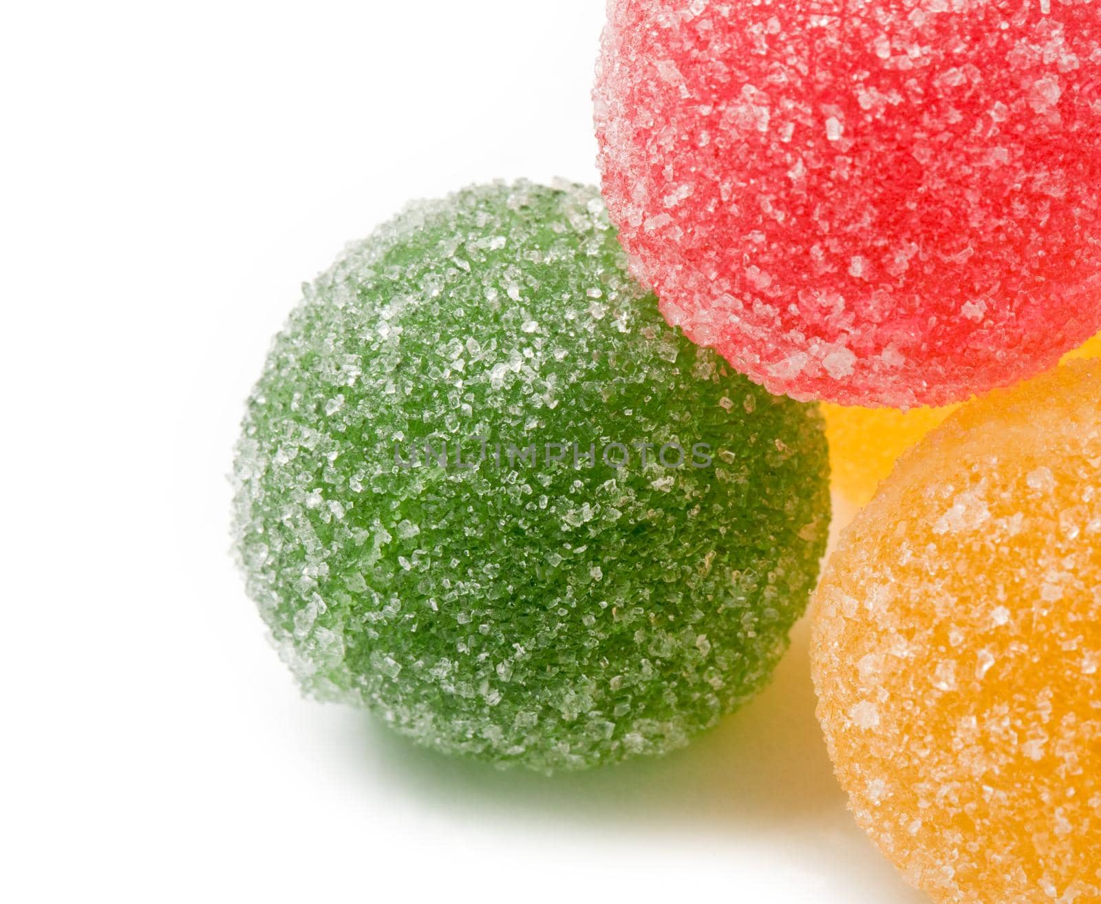 Close up of colorful candy