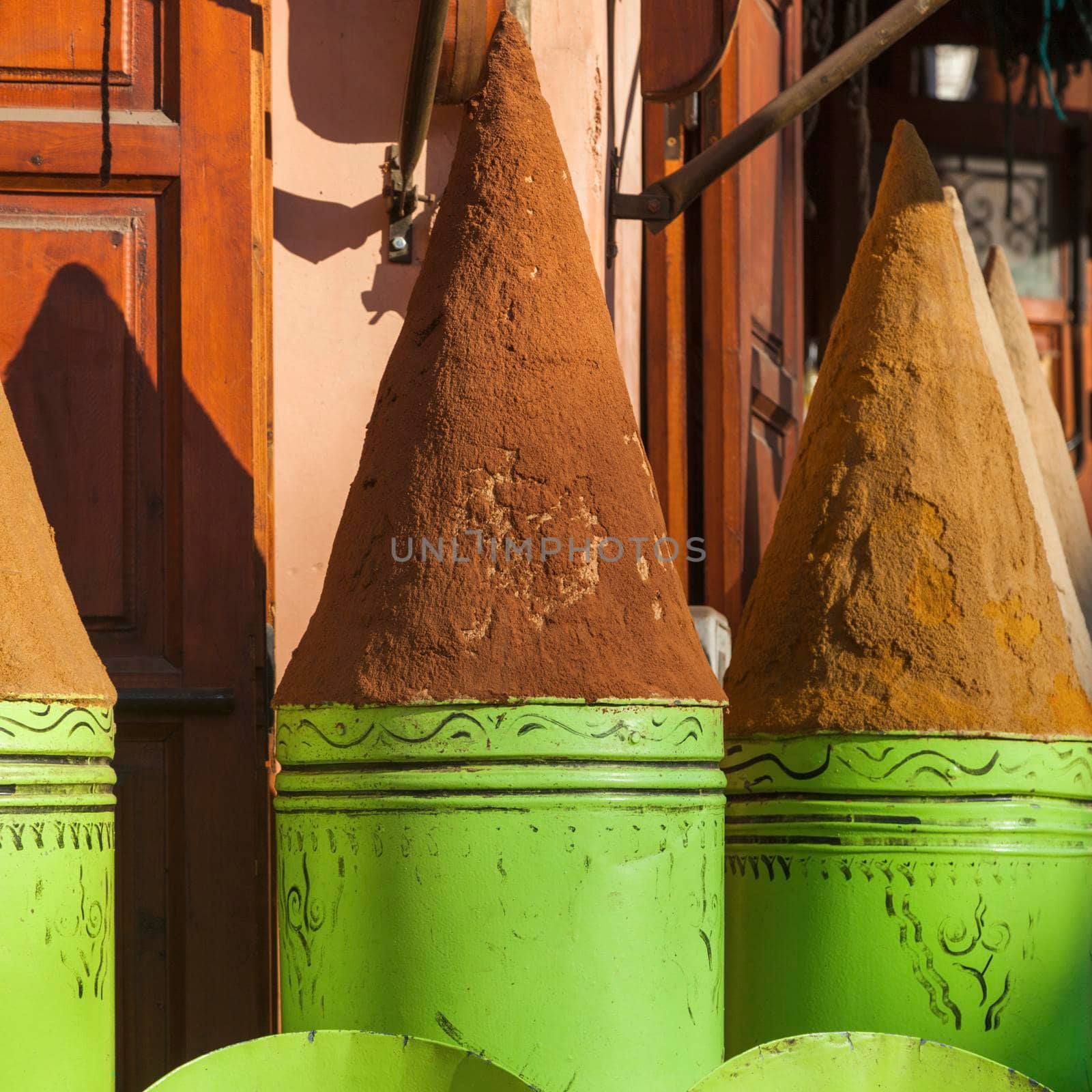 Spices Market in Marrakesh. Marrakesh, Marrakesh-Safi, Morocco.
