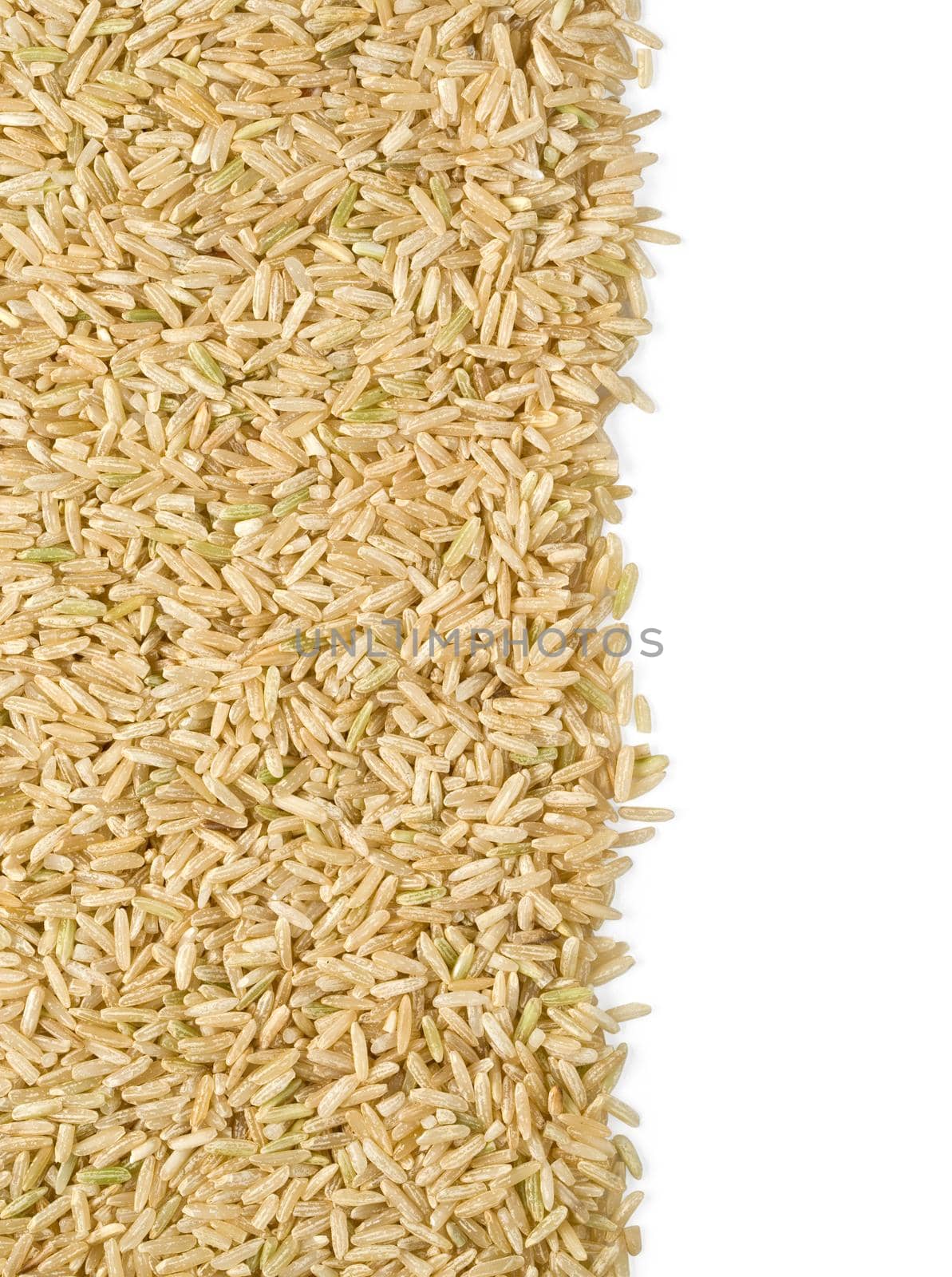 Brown rice background texture