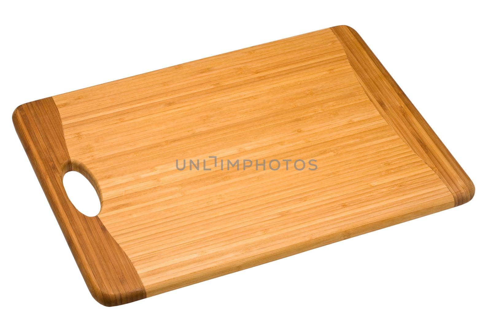 Cutting board isolated on white