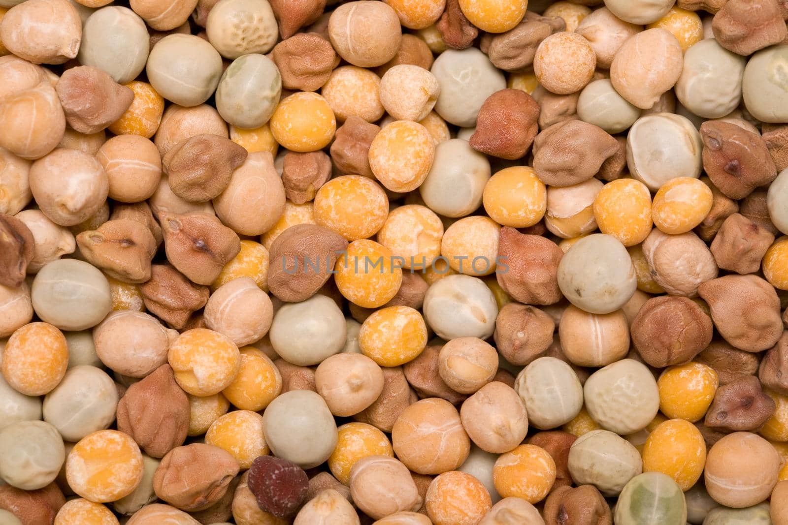 grain beans mixture close-up background