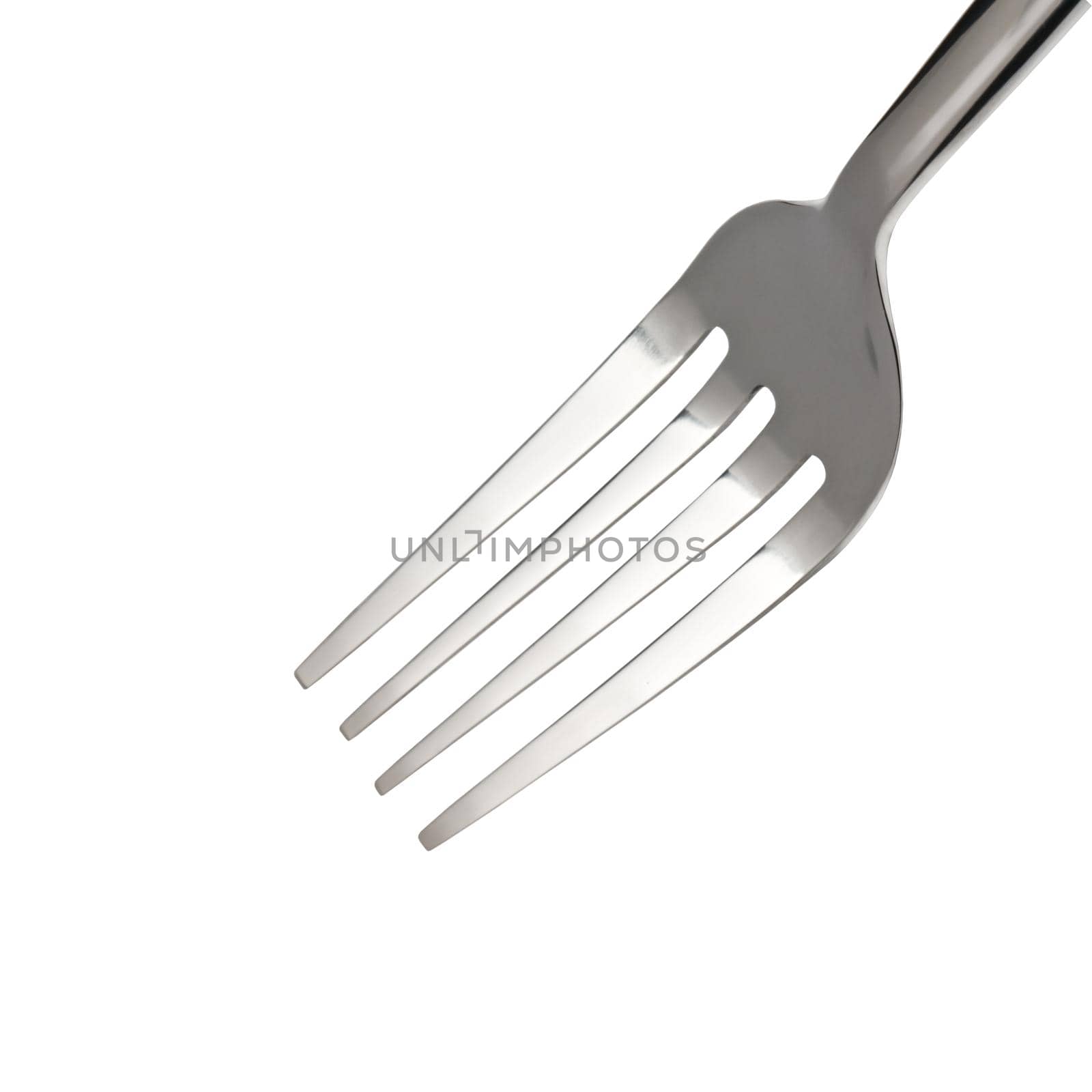 Fork isolated. Kitchen accessories close up