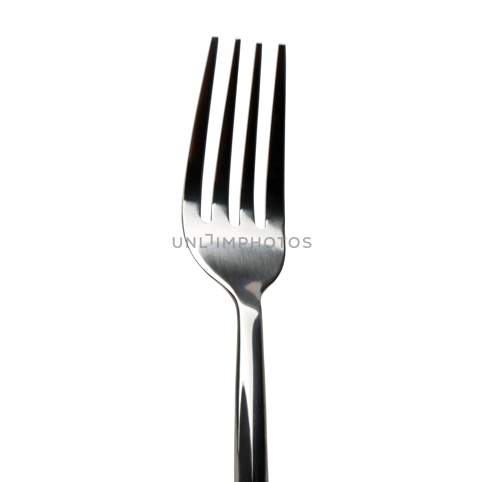 Fork isolated. Kitchen accessories close up