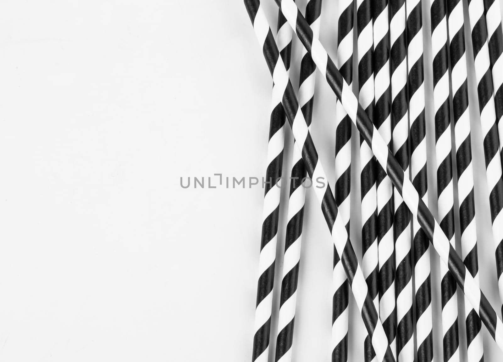 Background of Striped drink straws by kornienko