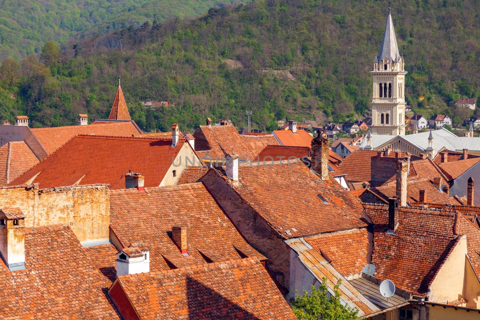 Sf. Iosif Church in Sighisoara. Sighisoara, Mures County, Romania.