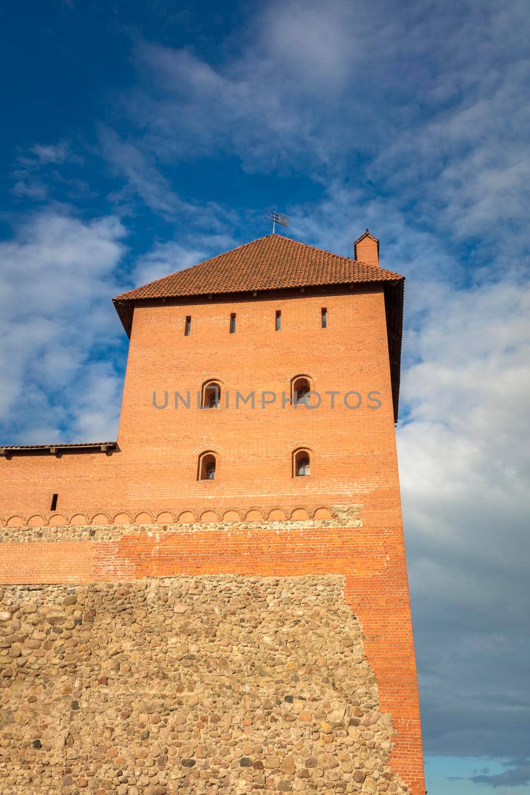 Lida Castle in Lida. Lida, Grodno Region, Belarus.