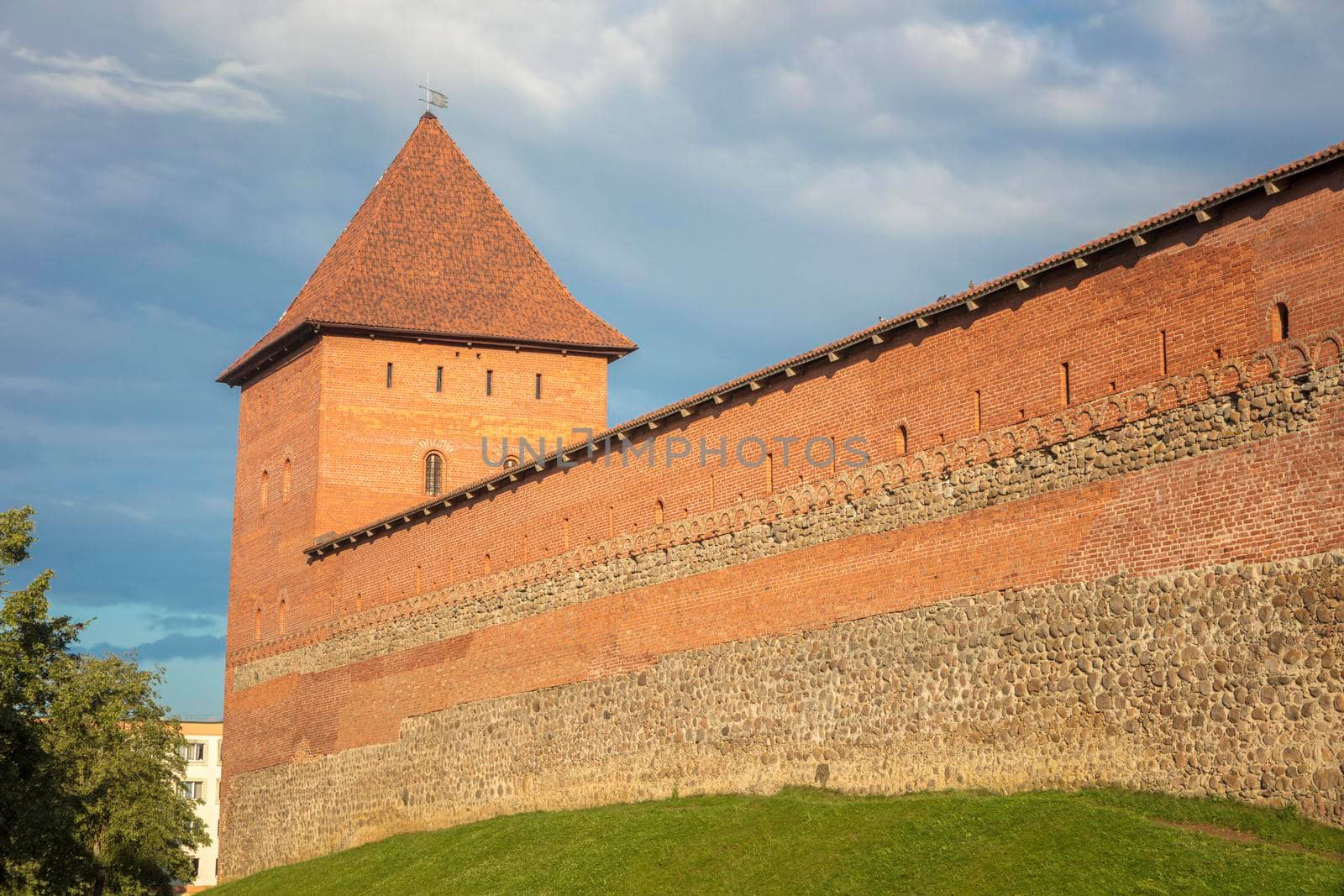 Lida Castle in Lida. Lida, Grodno Region, Belarus.