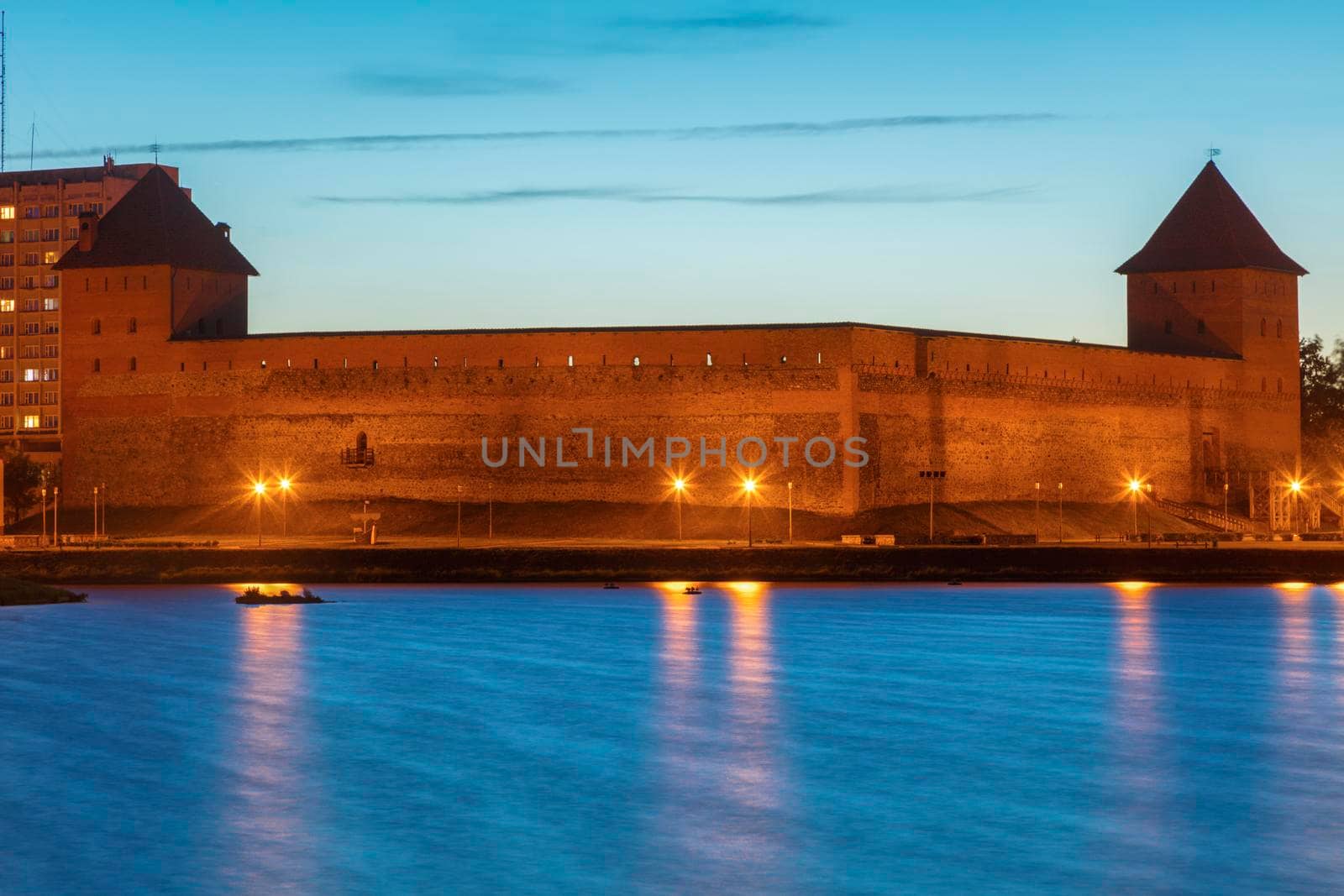 Lida Castle in Lida. Lida, Grodno Region, Belarus.