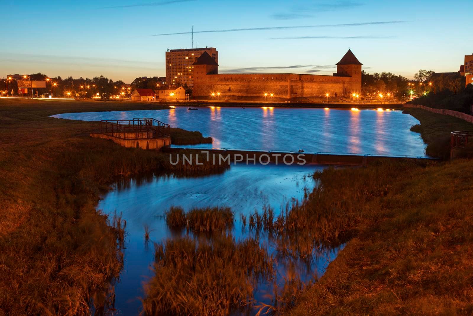 Lida Castle in Lida. Lida, Grodno Region, Belarus.