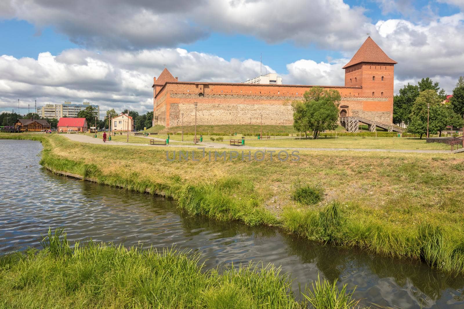 Lida Castle in Lida. Lida, Grodno Region, Belarus.