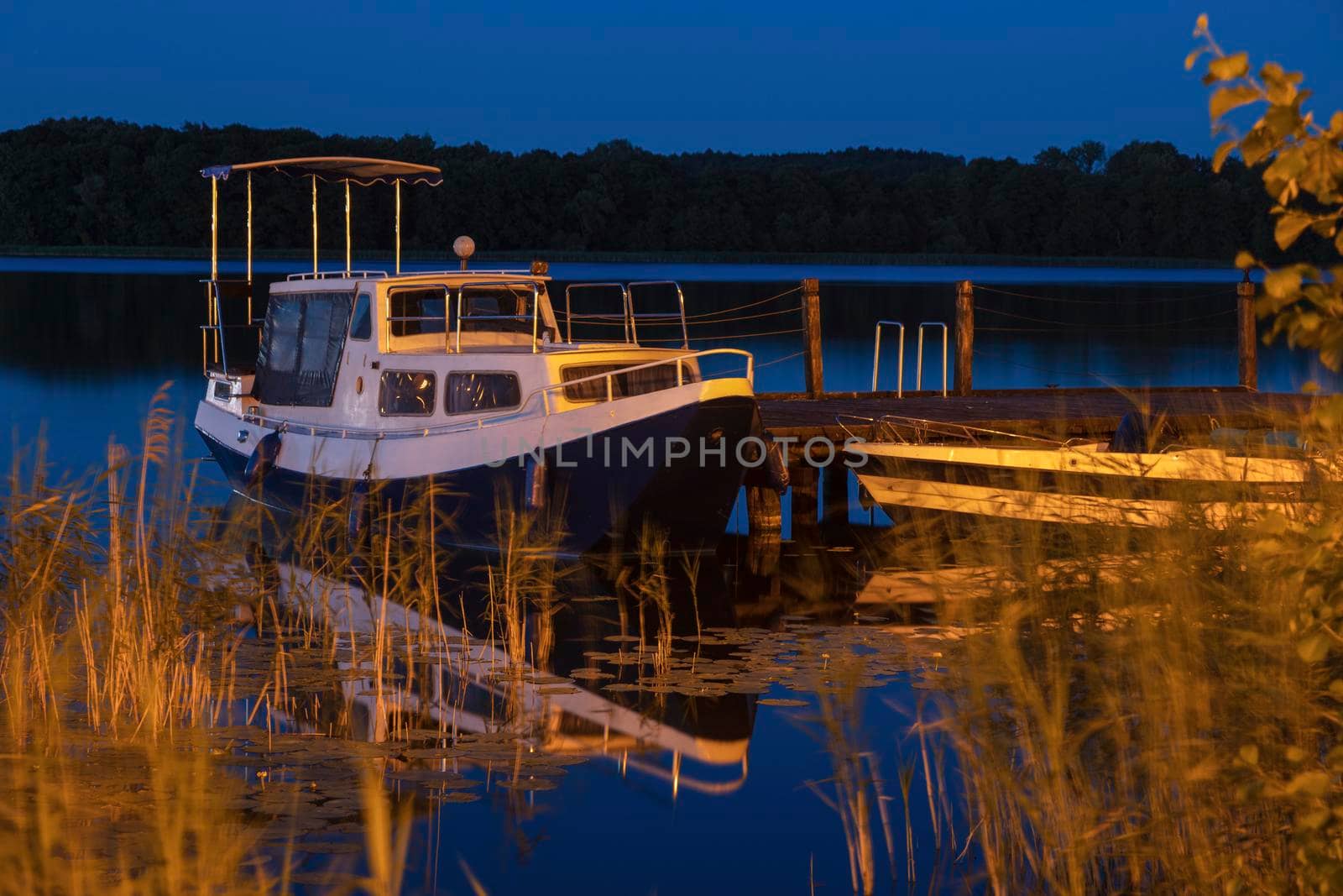 Lake Czos in Mragowo. Mragowo, Warmian-Masurian, Poland.