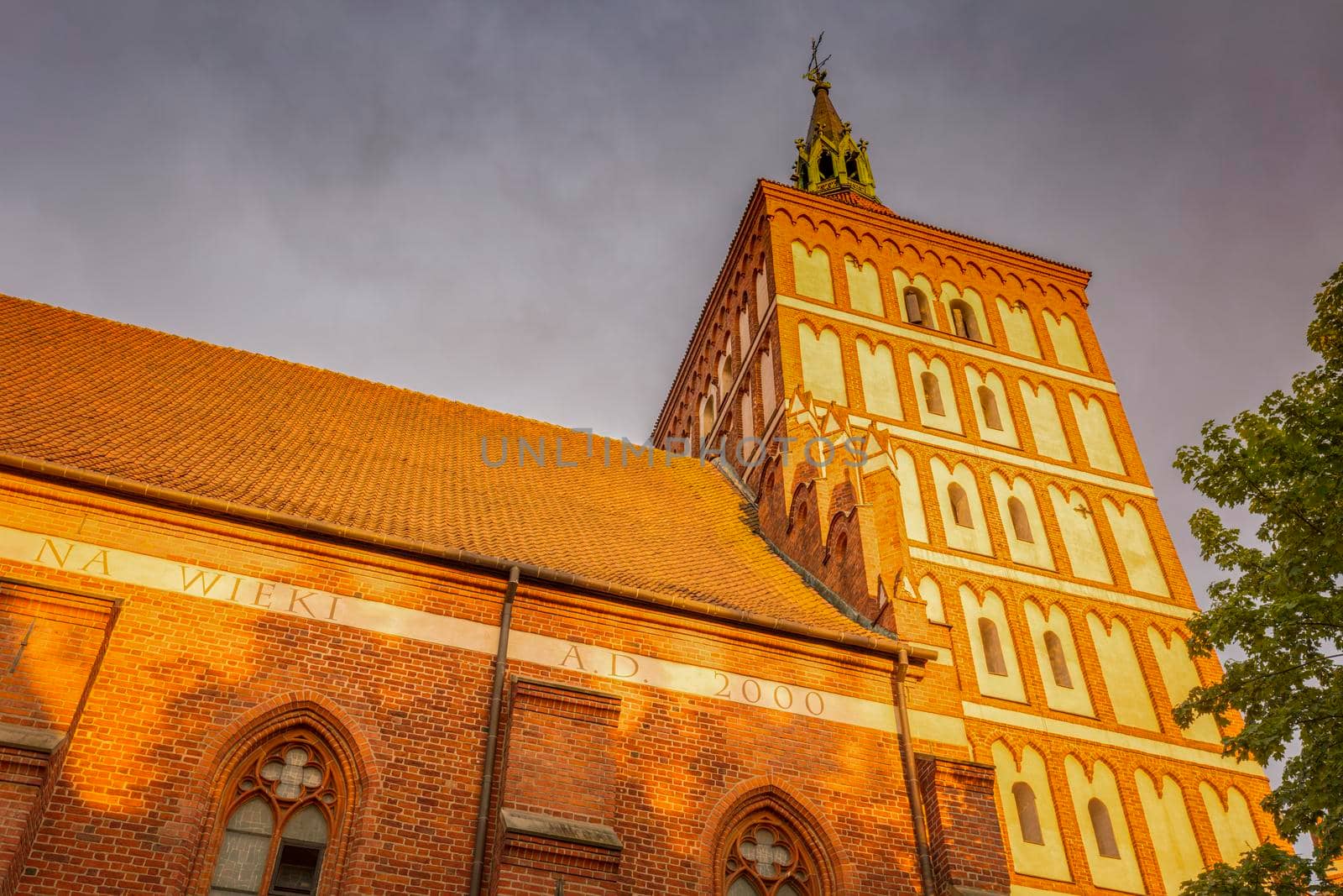 St. Jacob Basilica in Olsztyn. Olsztyn, Warmian-Masurian, Poland.