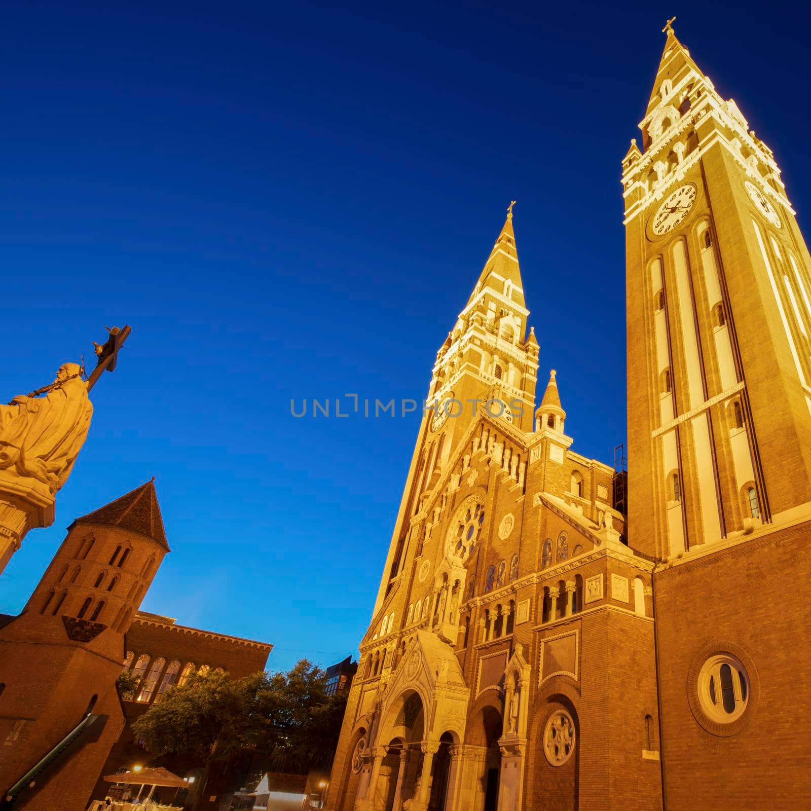 Cathedral of Our Lady in Szeged. Szeged, Csongrad, Hungary.
