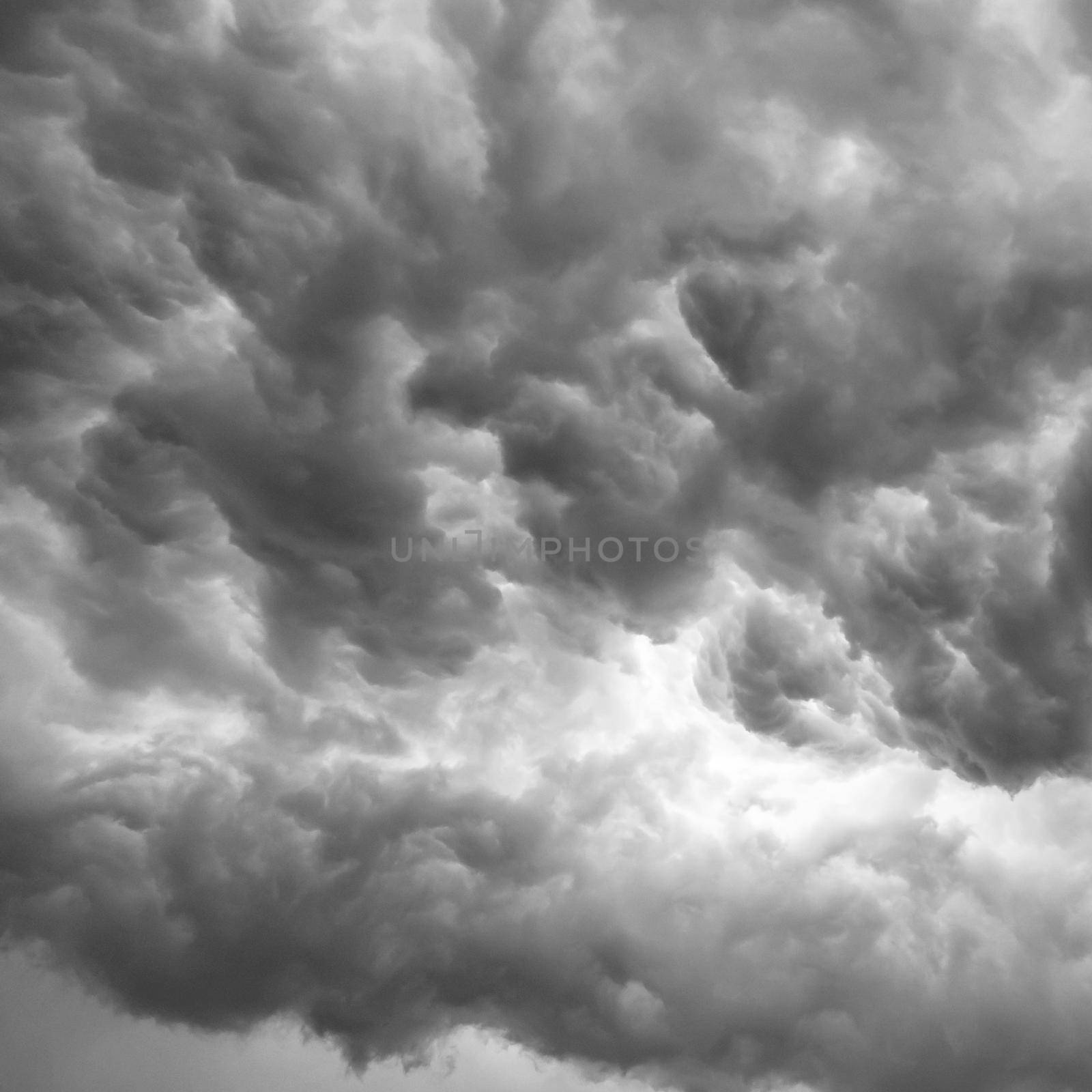 Rainy cloudy sky background by germanopoli