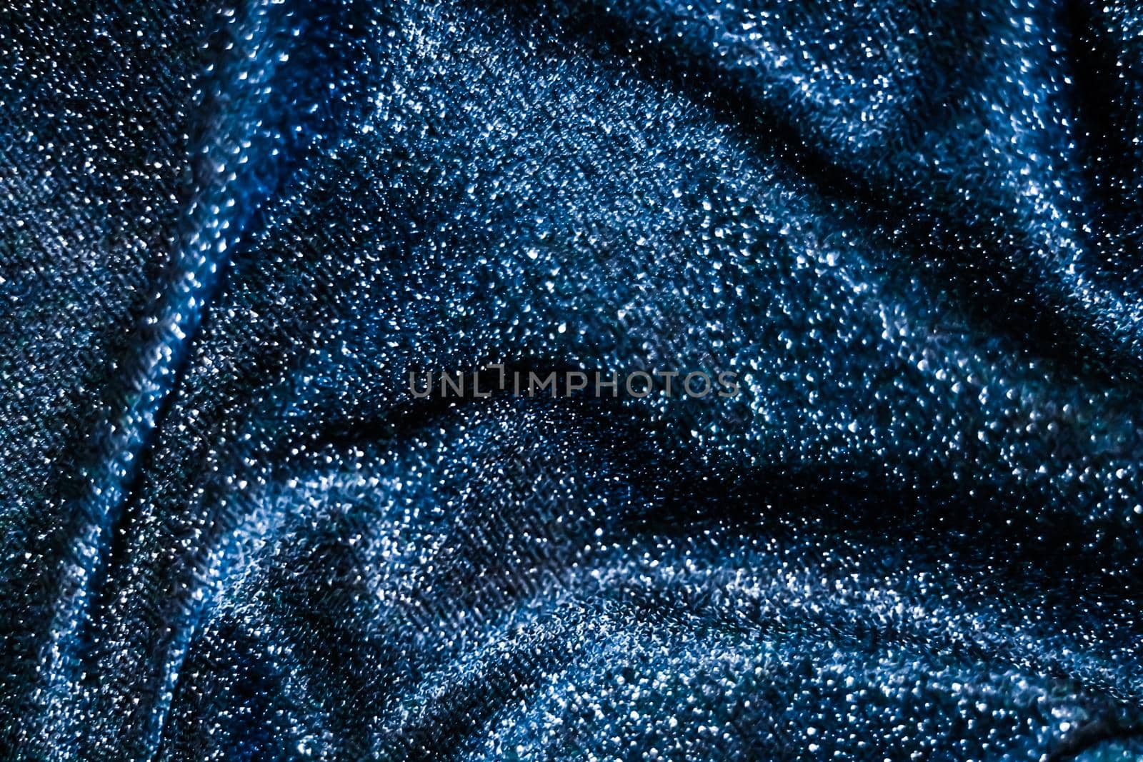 Luxe glowing texture, night club branding and New Years party concept - Blue holiday sparkling glitter abstract background, luxury shiny fabric material for glamour design and festive invitation