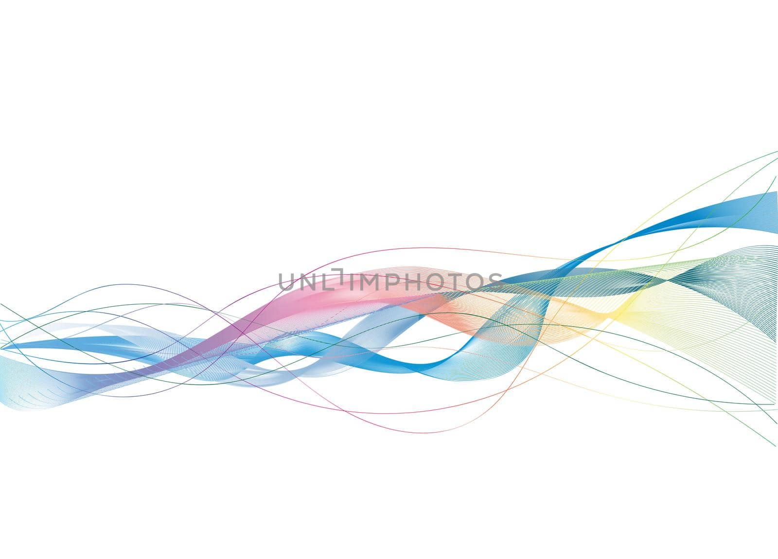 Abstract Colorful Line Wave Background, Abstract polygonal space low poly dark background with connecting dots and lines Connection structure Futuristic polygonal background Triangular business wallpaper