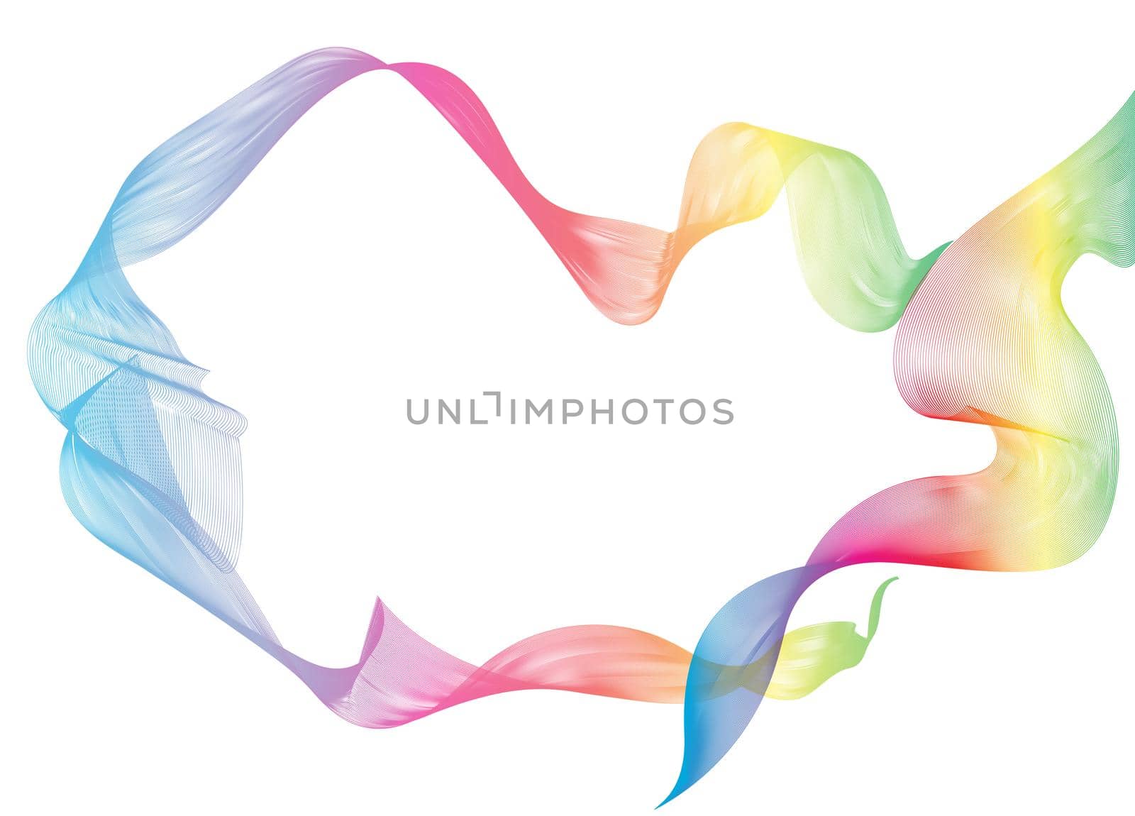 Abstract Colorful Line Wave Background, Abstract polygonal space low poly dark background with connecting dots and lines Connection structure Futuristic polygonal background Triangular business wallpaper by chuanchai