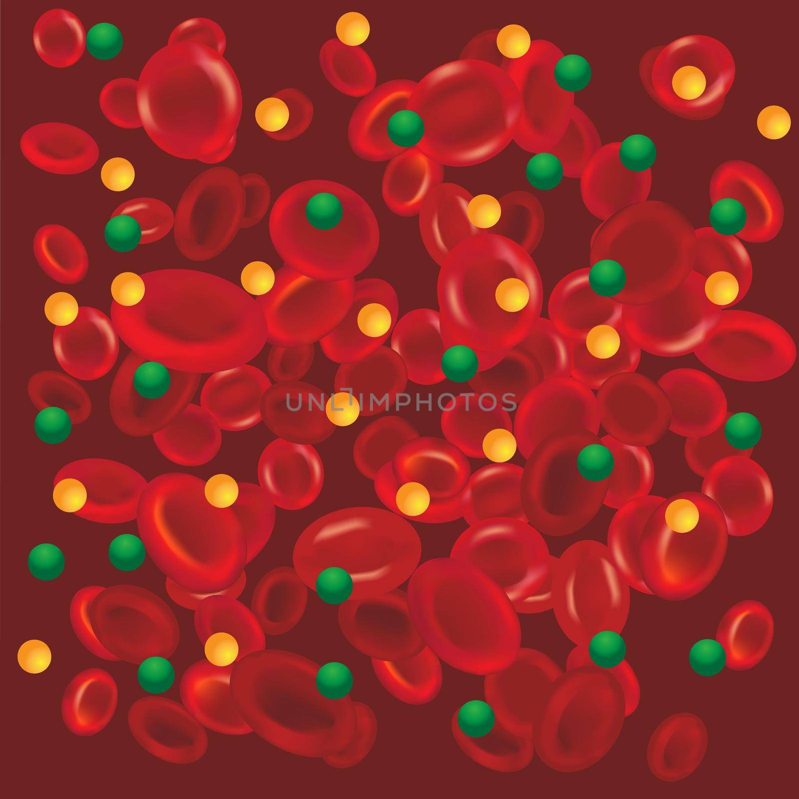 good and bad lipids blood vessel background medical vector