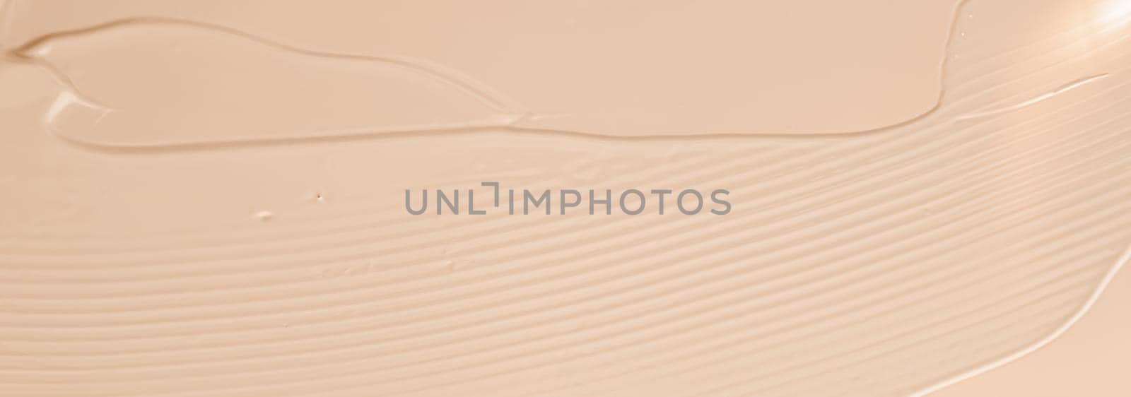 Beige cosmetic texture background, make-up and skincare cosmetics product, cream, lipstick, foundation macro as luxury beauty brand, holiday flatlay design.