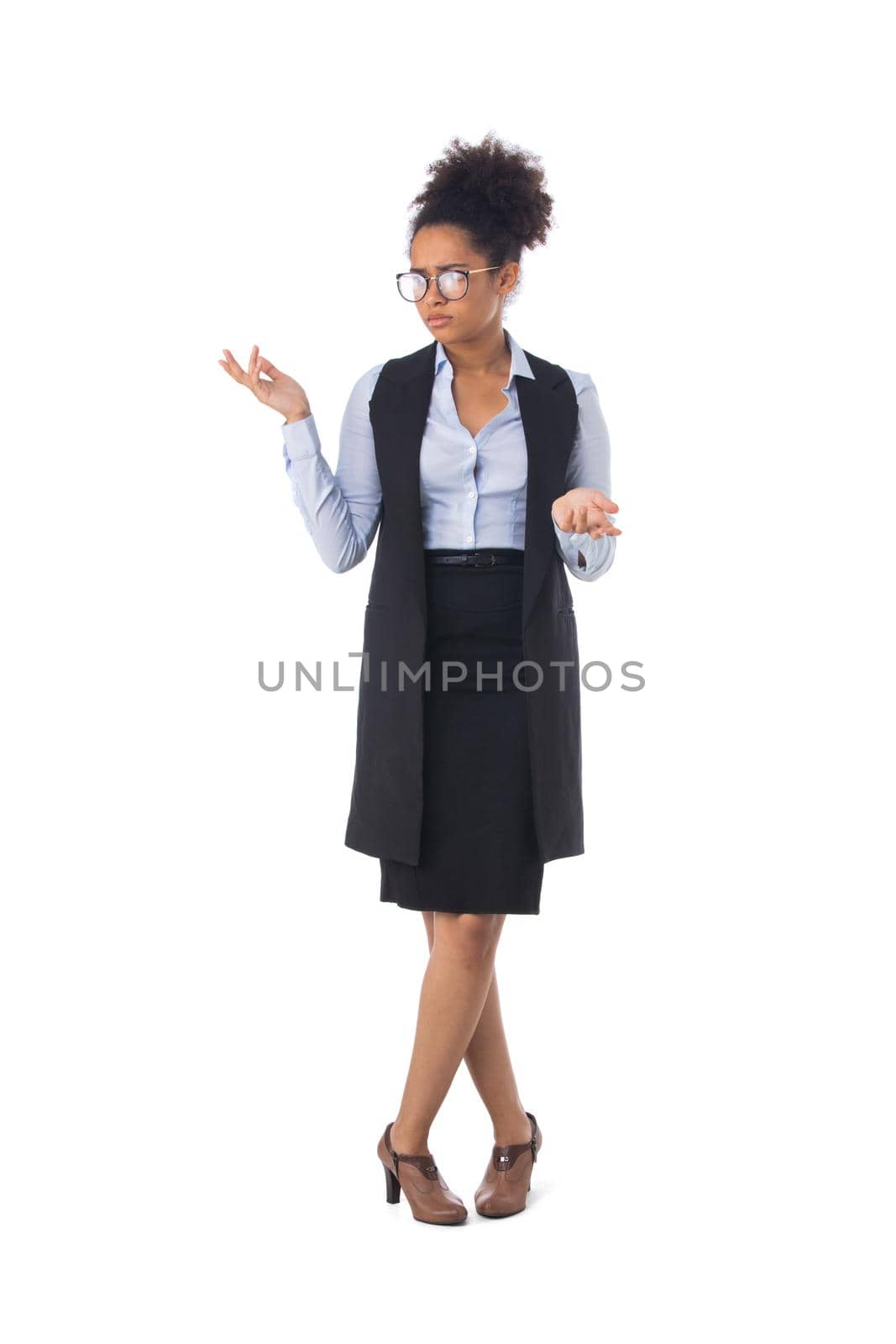Clueless African businesswoman by ALotOfPeople