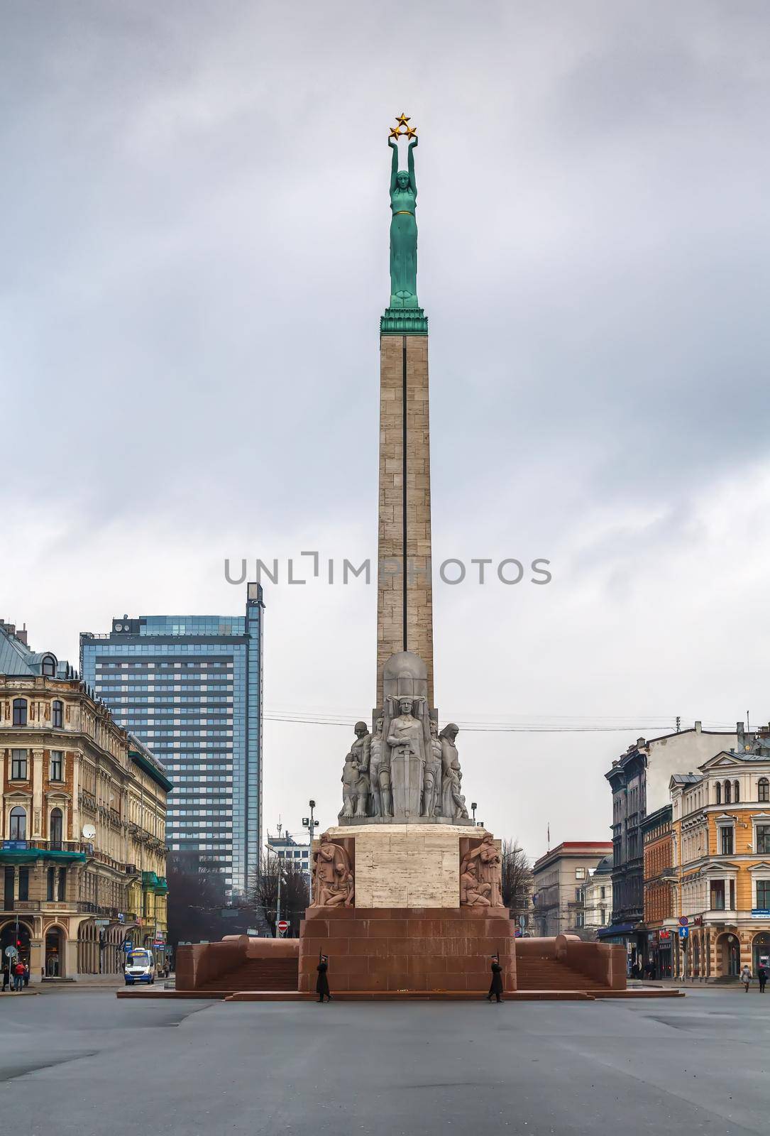 The Freedom Monument is a memorial located in Riga, Latvia, honouring soldiers killed during the Latvian War of Independence 