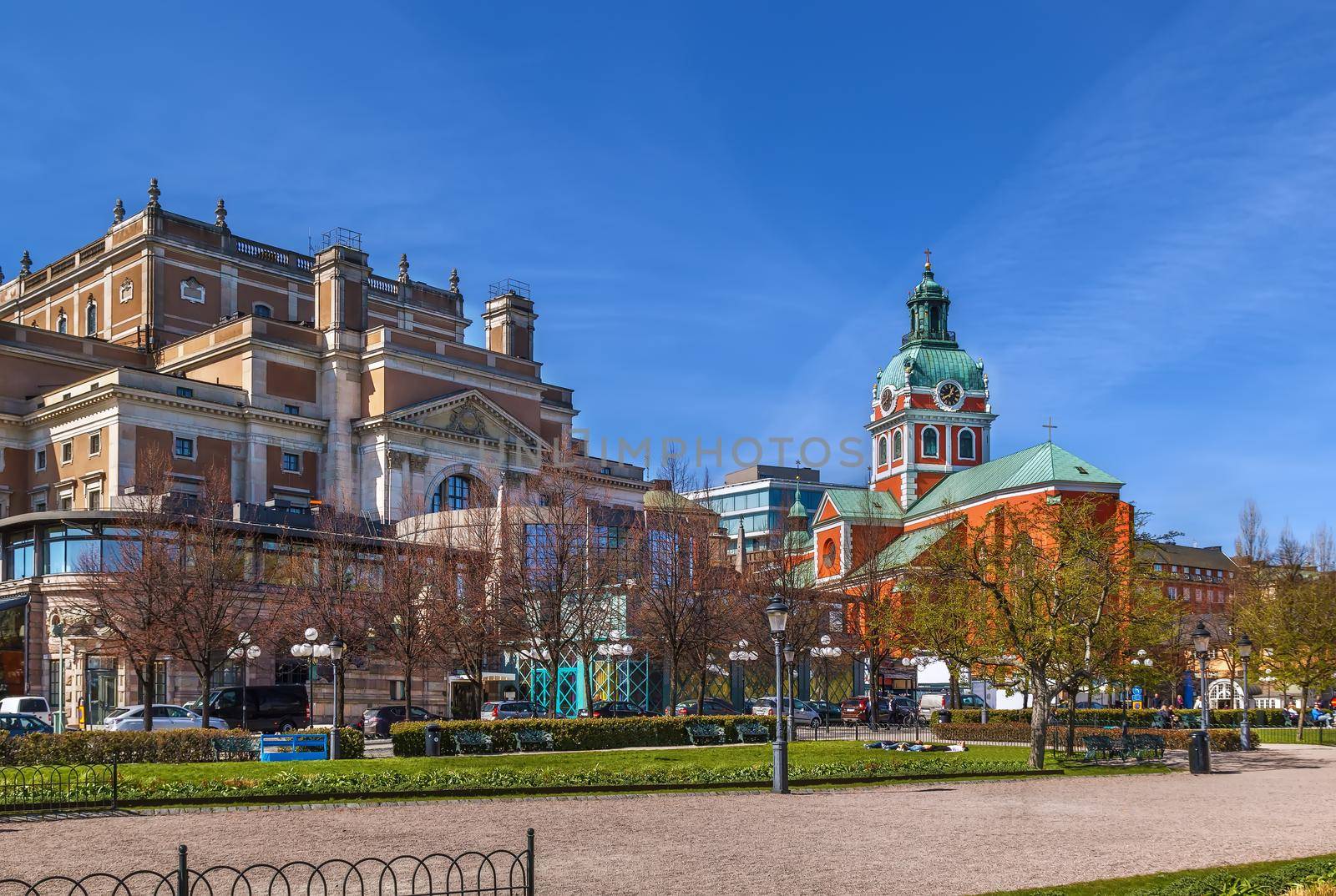 Saint James's Church, Stockholm, Sweden by borisb17