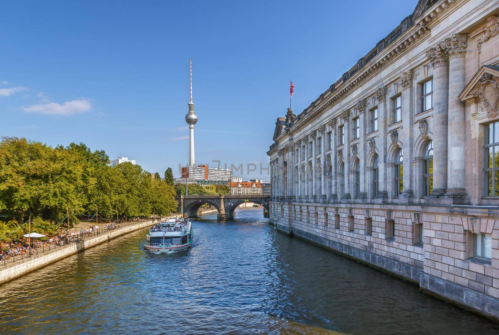 Spree rivar near Museum Island in Berlin, Germany