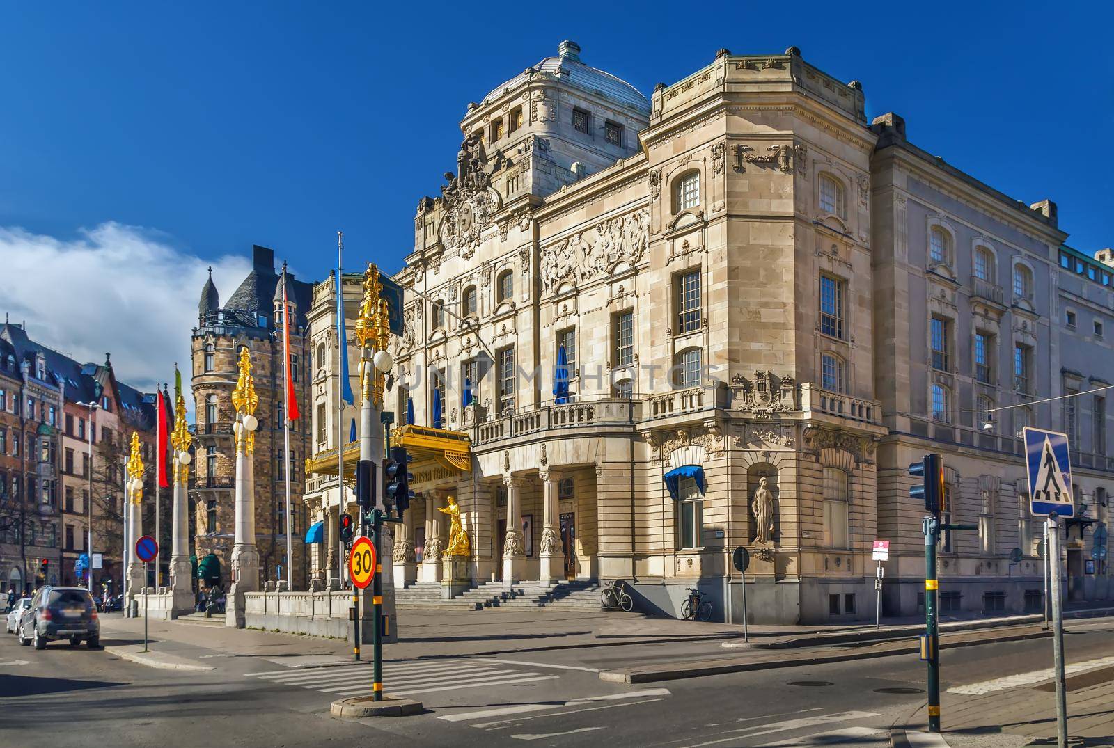 Royal Dramatic Theatre, Stockholm, Sweden by borisb17