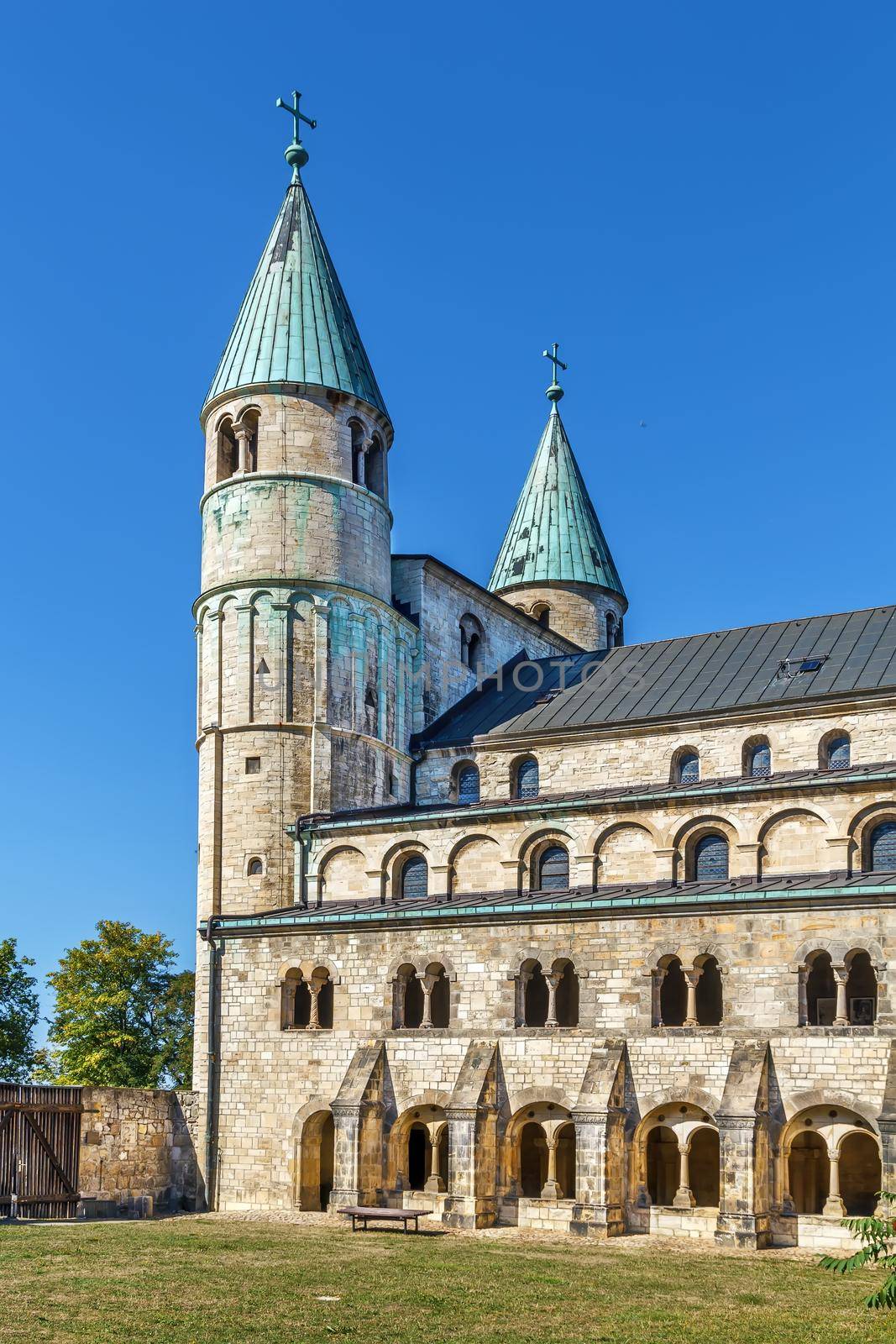 St. Cyriakus is a medieval church in Gernrode, Saxony-Anhalt, Germany. It is one of the few surviving examples of Ottonian architecture, built in 969