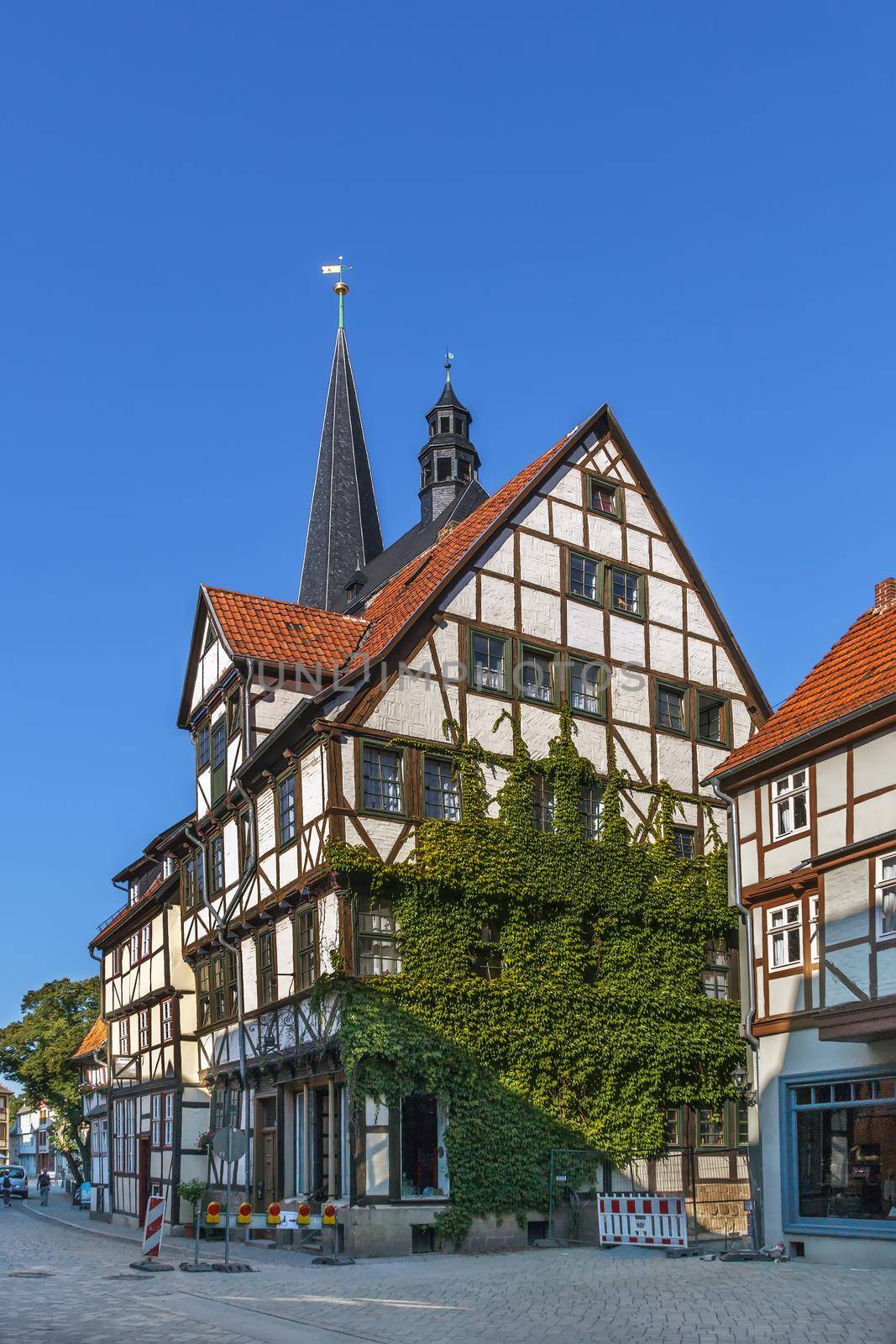 Street in Quedlinburg, Germany by borisb17