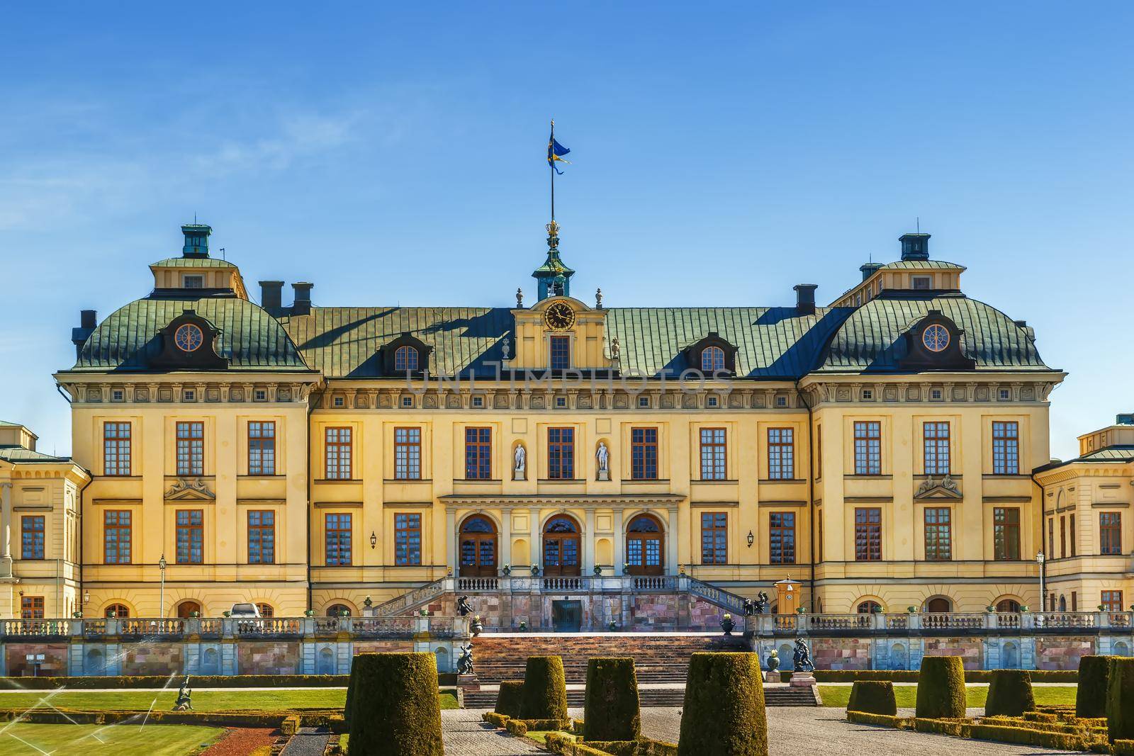 Drottningholm Palace, Stockholm, Sweden by borisb17