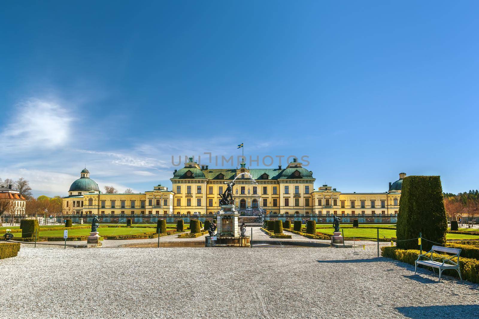 Drottningholm Palace, Stockholm, Sweden by borisb17