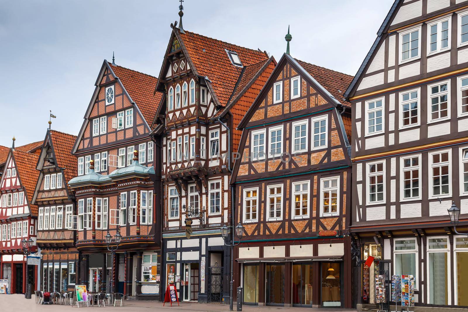 Street in Celle, Germany by borisb17