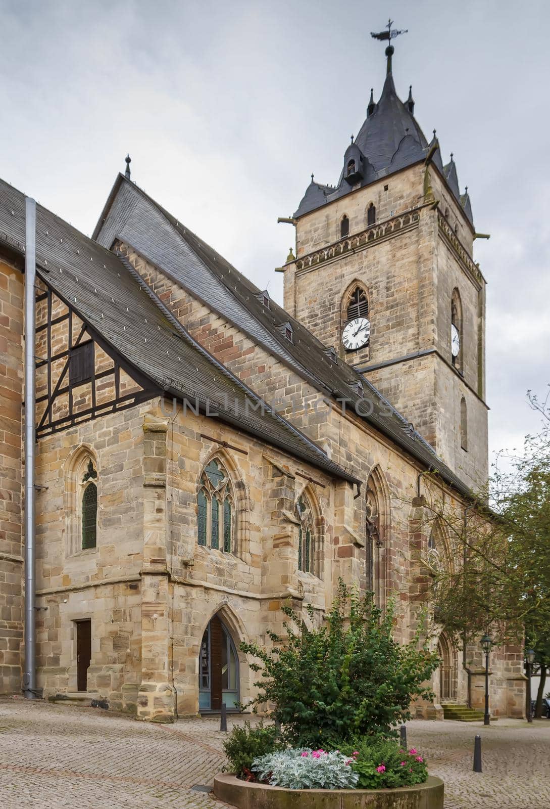 Evangelical Church in Wolfhagen, Germany by borisb17