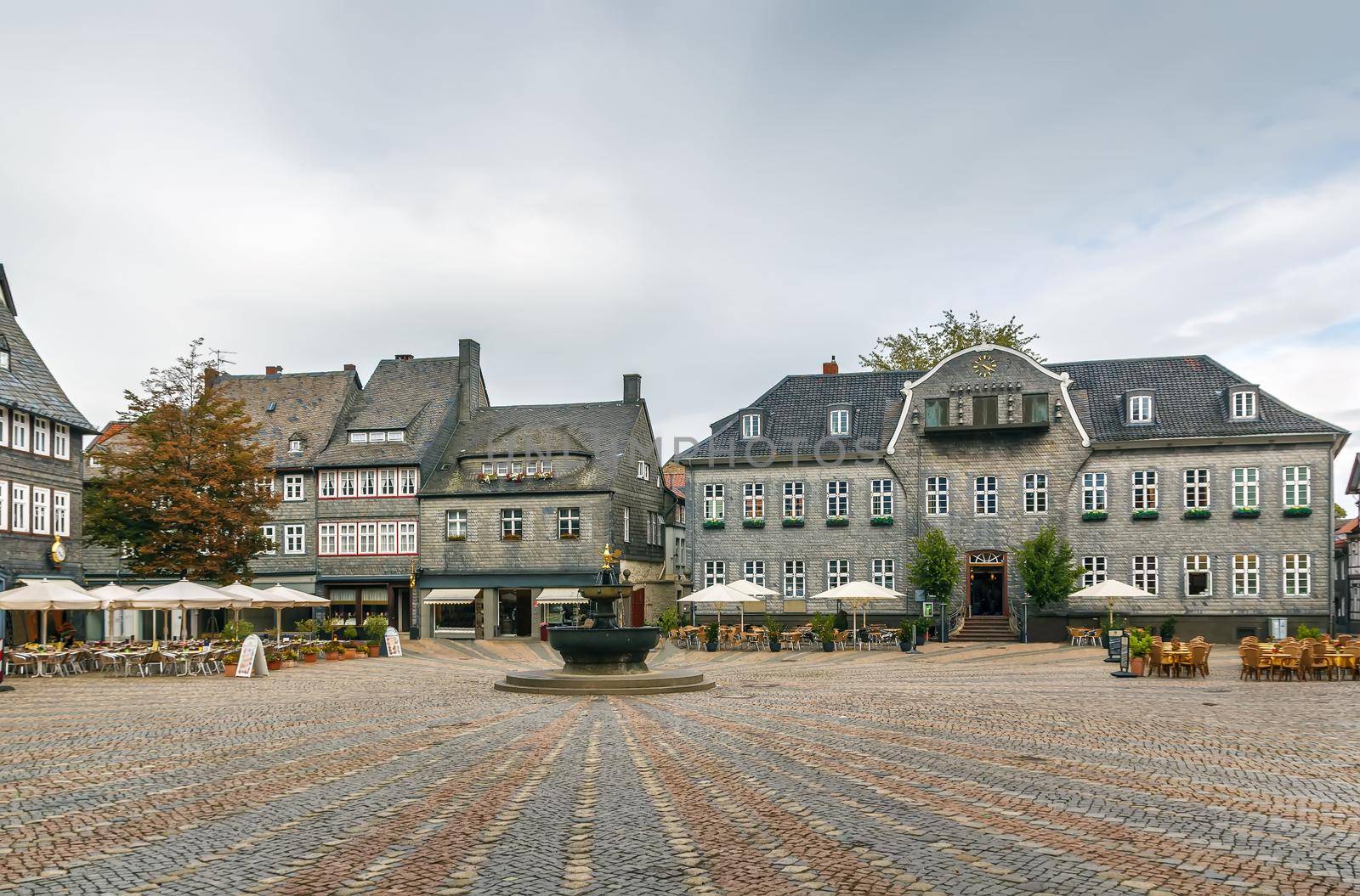 Market square in Goslar, Germany by borisb17