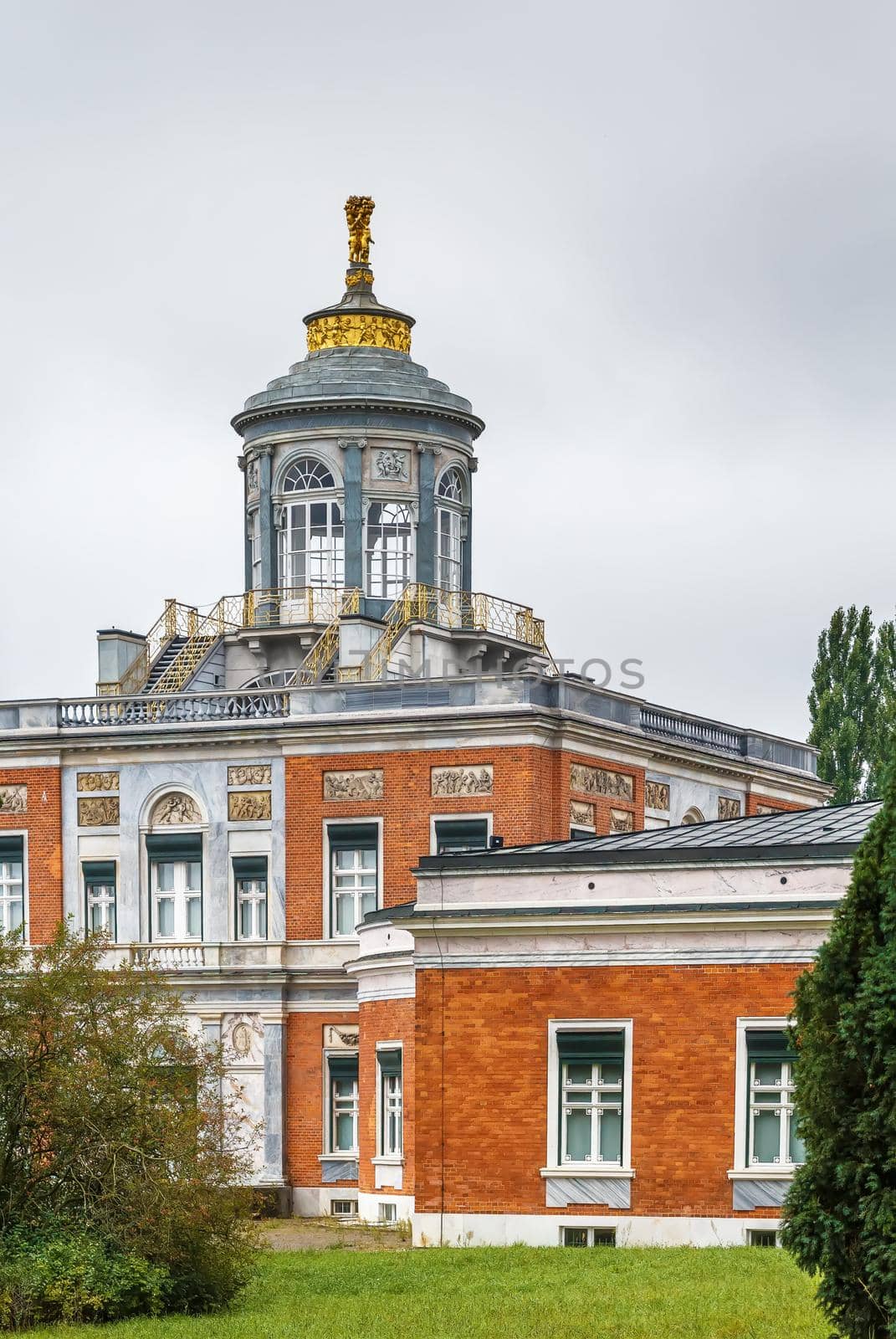 Marble Palace was a royal residence in Potsdam, built on the grounds of the extensive New Garden, Germany