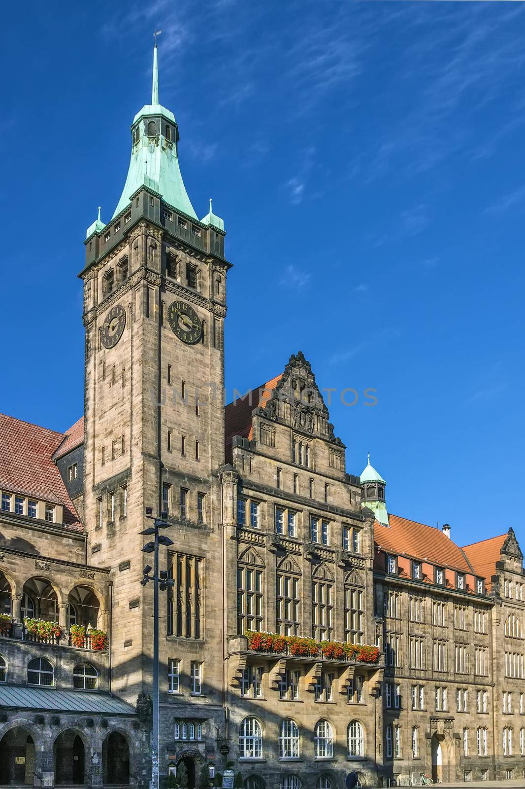 New Town Hall, Chemnitz, Germany by borisb17