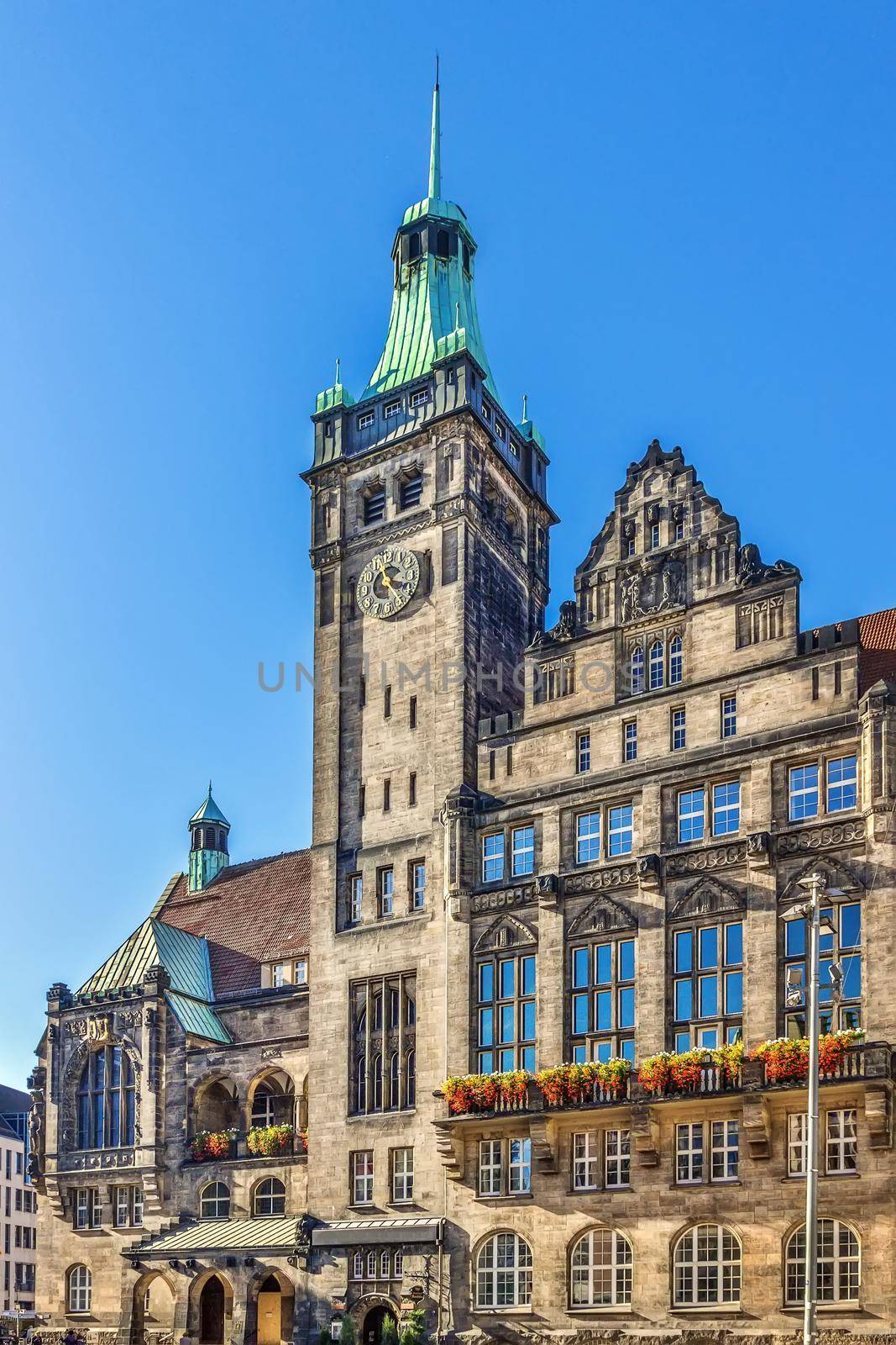 New Town Hall, Chemnitz, Germany by borisb17