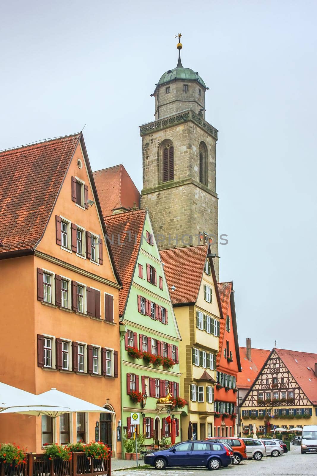 Street in Dinkelsbuhl, Bavaria, Germany by borisb17