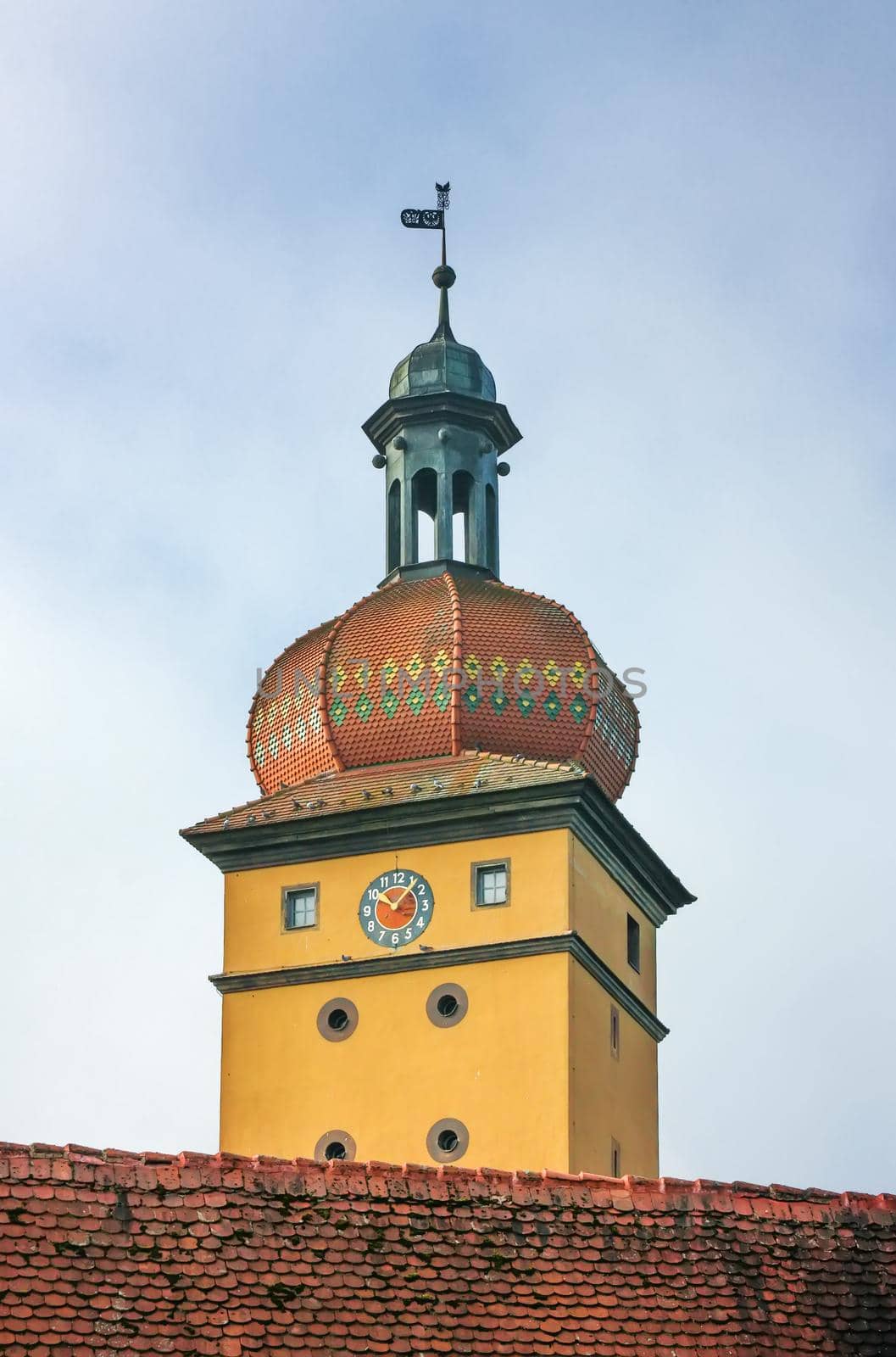 Segringen gate  in the city wall in Dinkelsbuhl, Germany