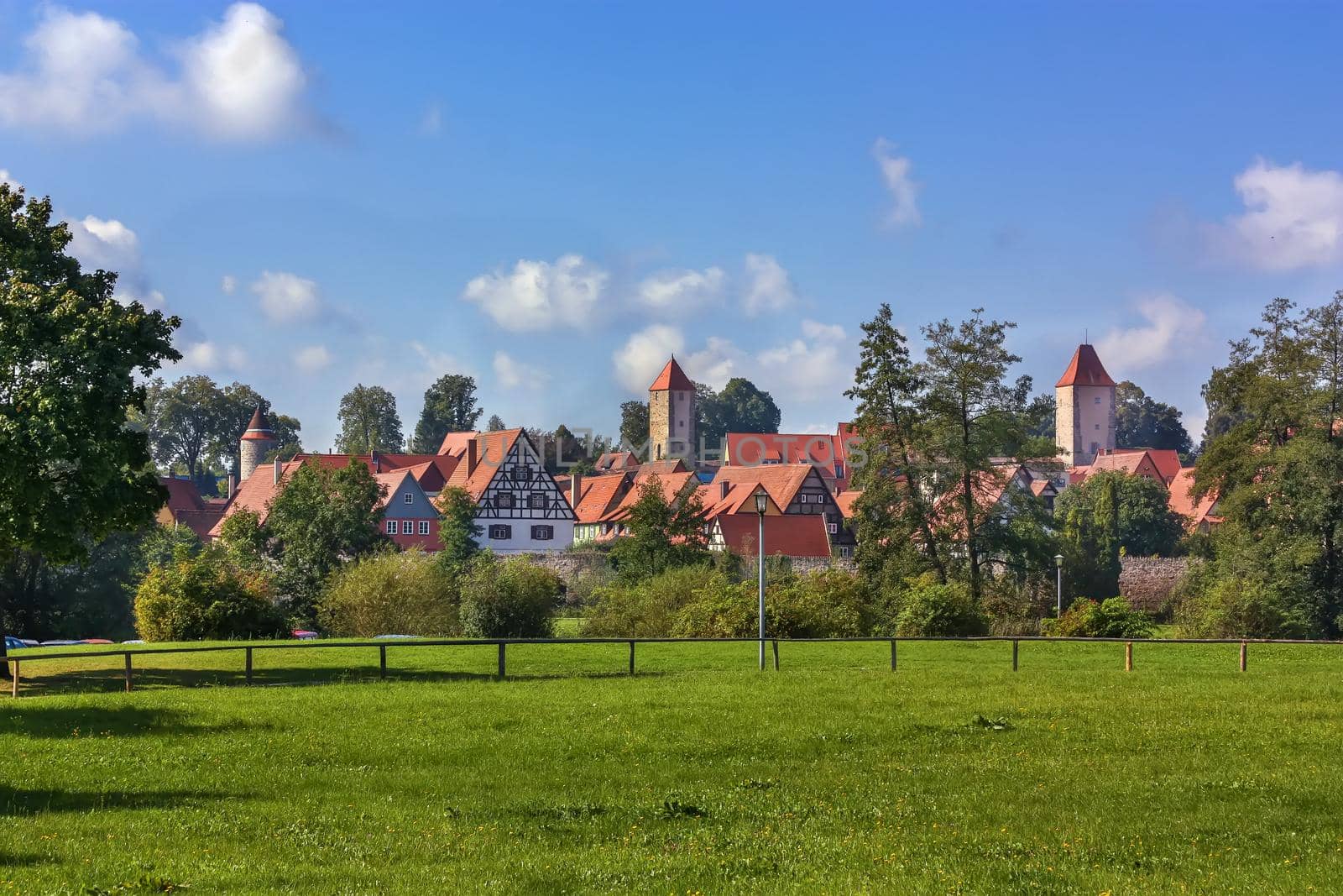 View of Dinkelsbuhl, Bavaria, Germany by borisb17