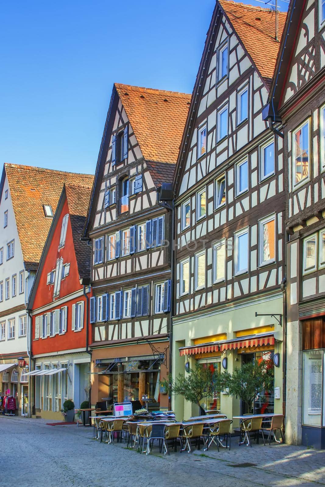 Street in Schwabisch Hall, Germany  by borisb17