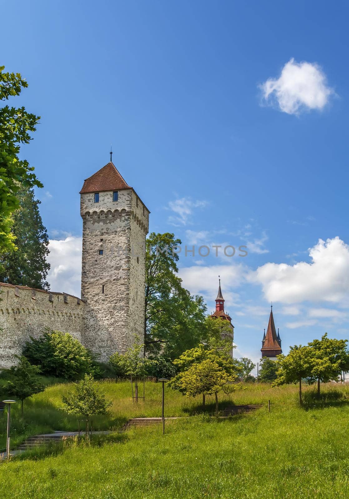 Musegg Wall, Lucerne, Switzerland by borisb17