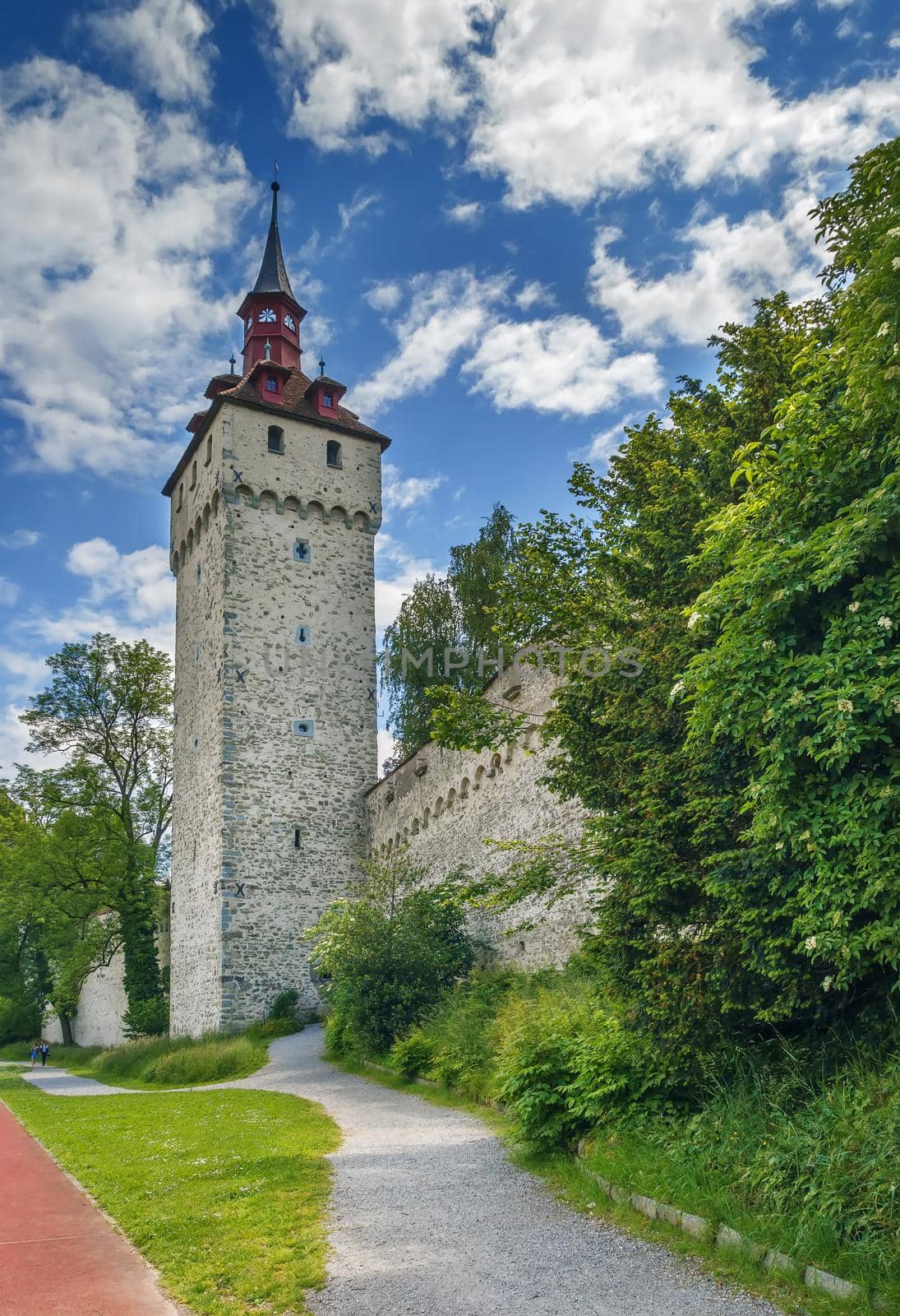 Musegg Wall, Lucerne, Switzerland by borisb17