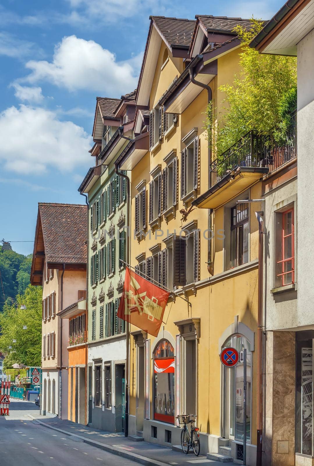 Street in Lucerne, Switzerland by borisb17