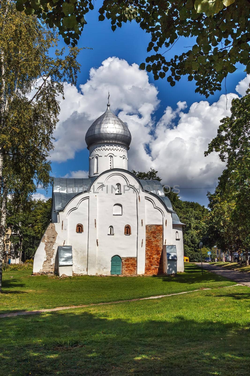 Church of St Vlasii is situated in the Centre of the Veliky Novgorod was built in 1407, Russia