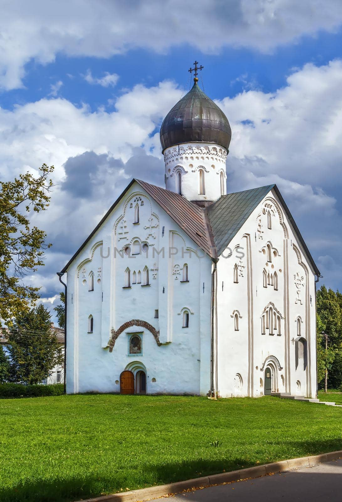 Church of the Transfiguration of Our Savior, Veliky Novgorod, Russia by borisb17