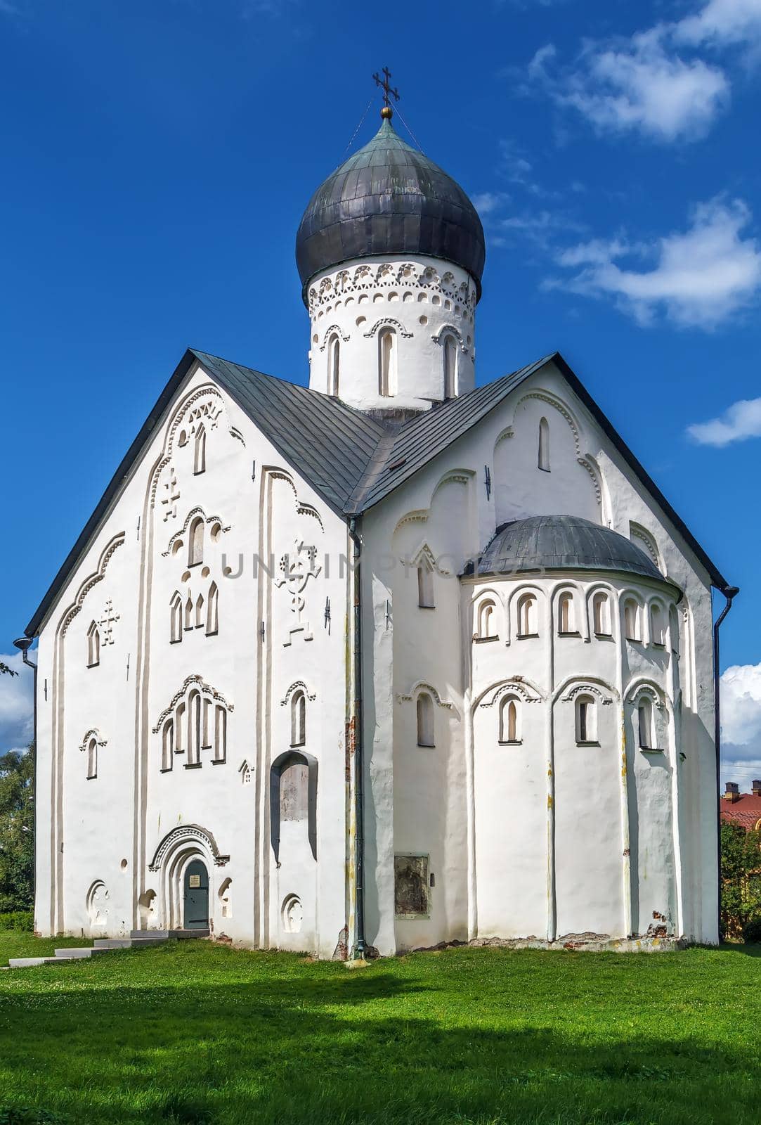 Church of the Transfiguration of Our Savior, Veliky Novgorod, Russia by borisb17