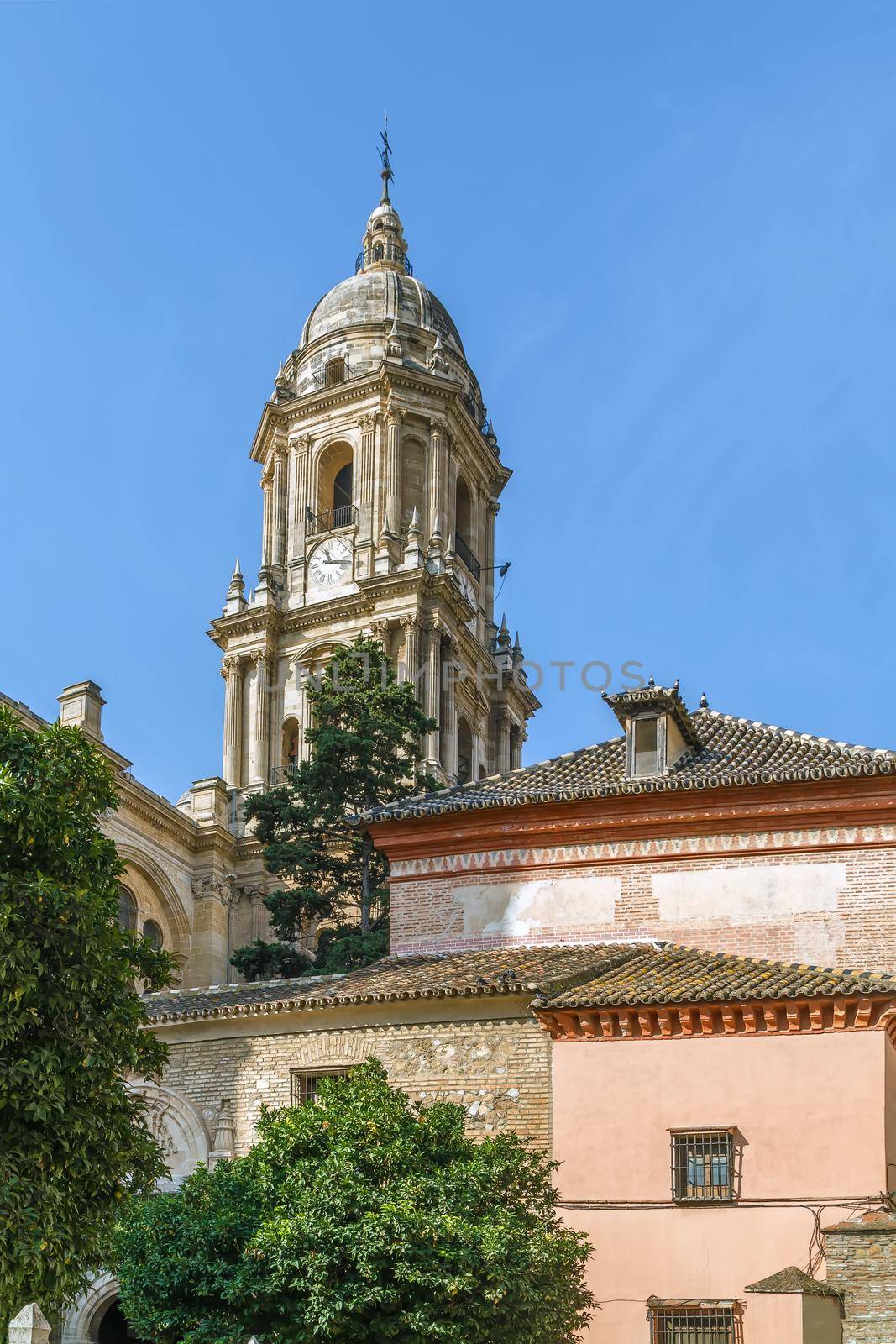 Cathedral of Malaga is a Renaissance church in the city of Malaga in Andalusia in southern Spain.It was constructed between 1528 and 1782. Tower