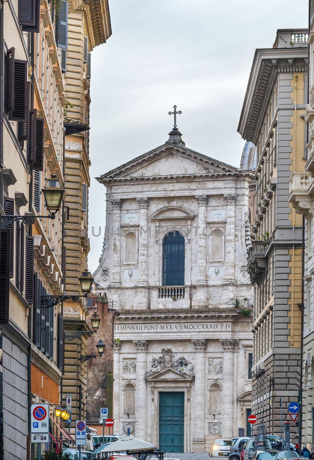 Church San Giovanni dei Fiorentini, Rome, Italy by borisb17